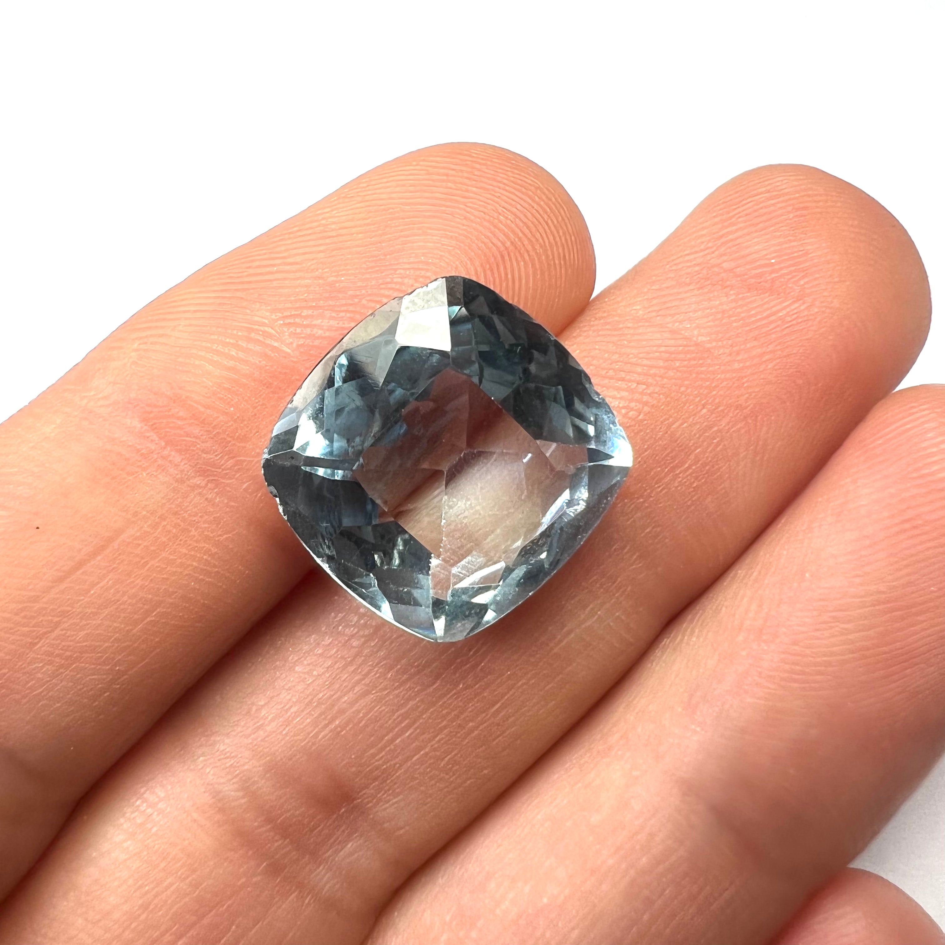 14.30CTW Loose Natural Square Cut Topaz 14x8mm Earth mined Gemstone