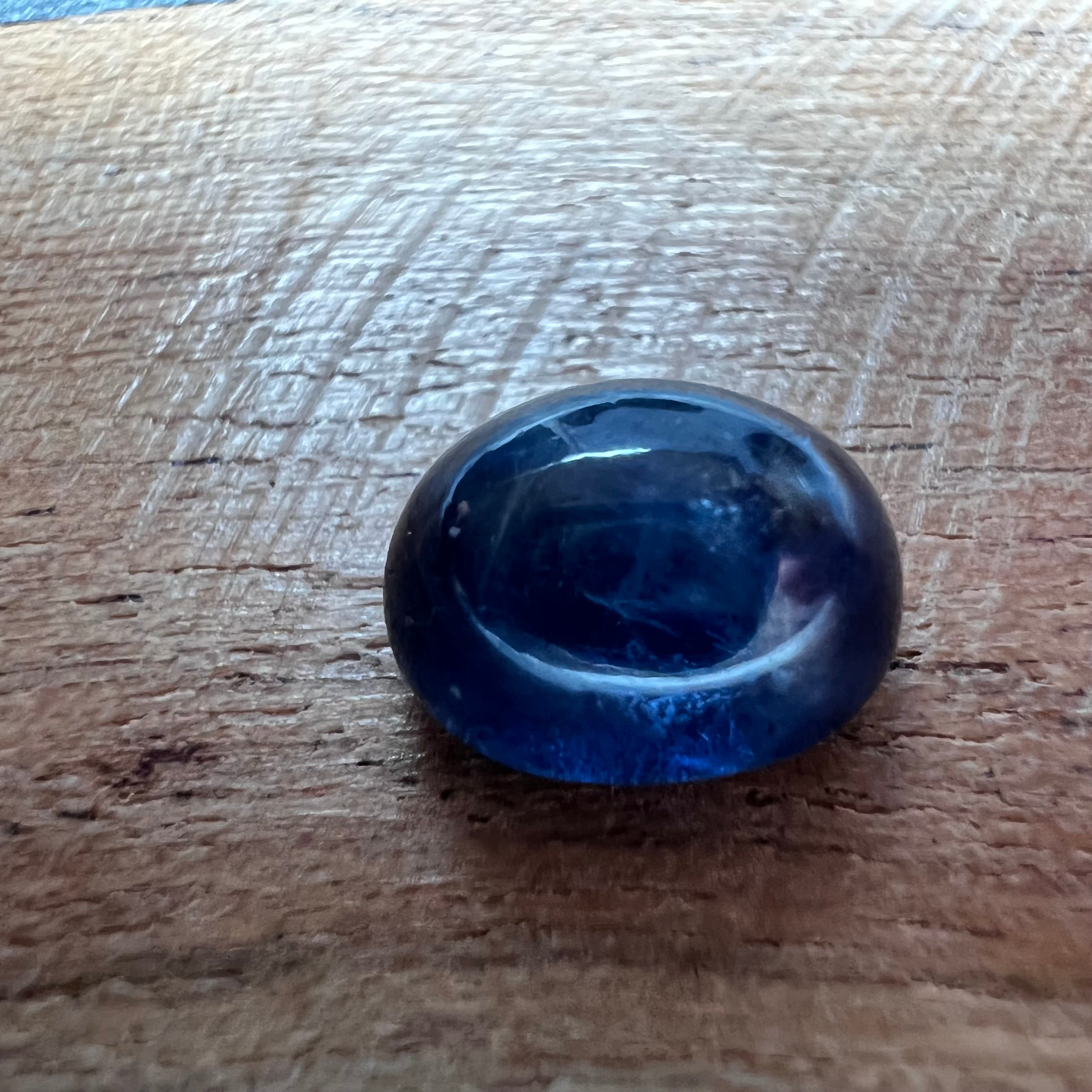 6.13CTW Loose Natural Cabochon Sapphire 10.57x8.50x6.48mm Earth mined Gemstone