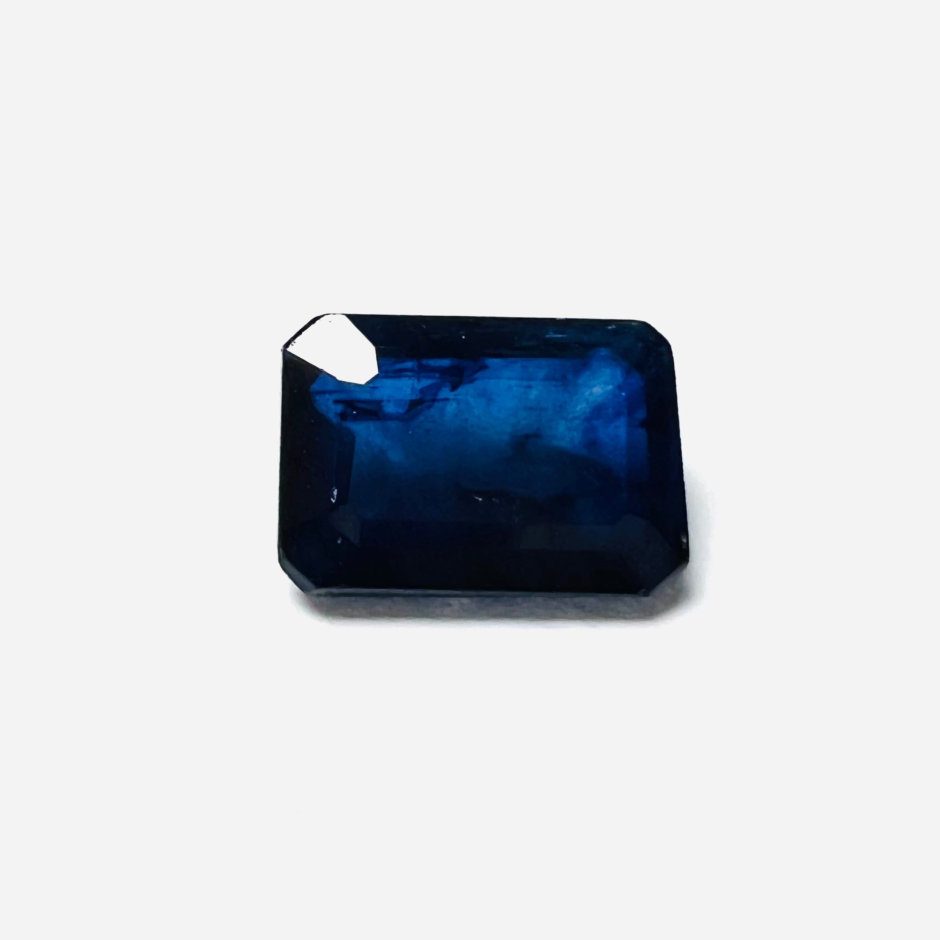 1CTW Loose Blue Emerald Sapphire 7x5x2.5mm Earth mined Gemstone