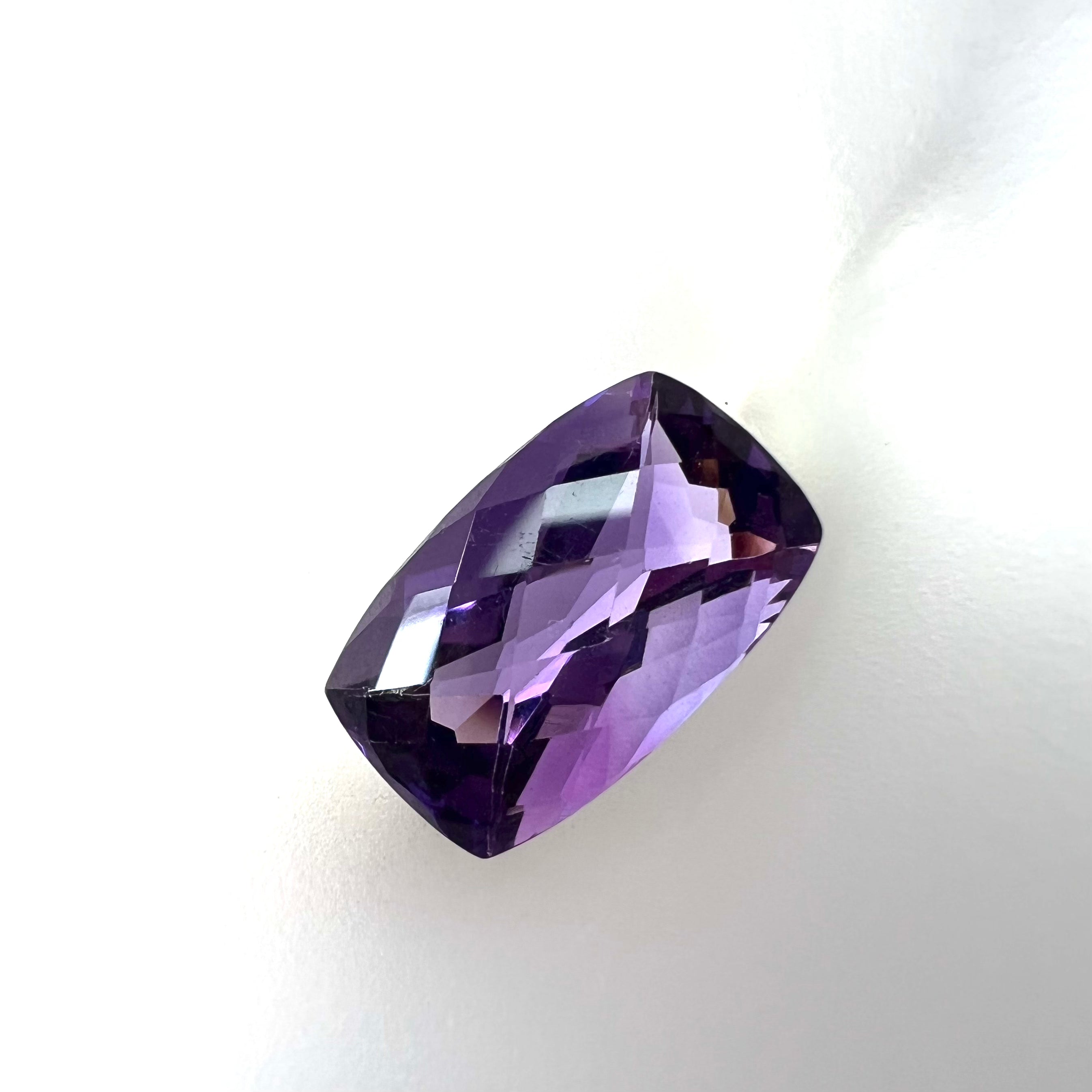 4.12CTW Loose Natural Fancy Cut Amethyst 13x8x6.15mm Earth mined Gemstone