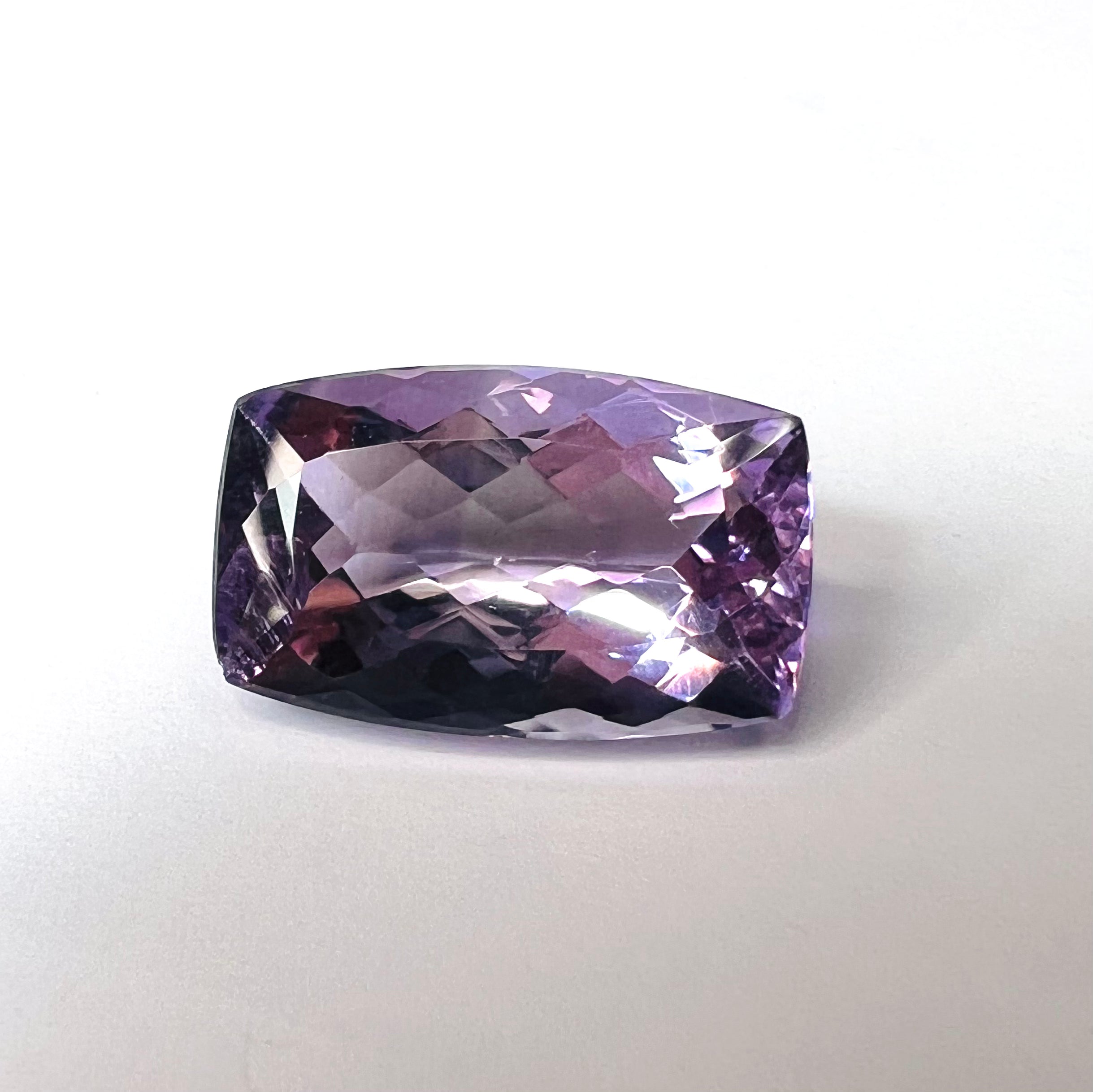 15.39CT Loose Natural Fancy Cut Amethyst 20.9x13x8.6mm Earth mined Gemstone