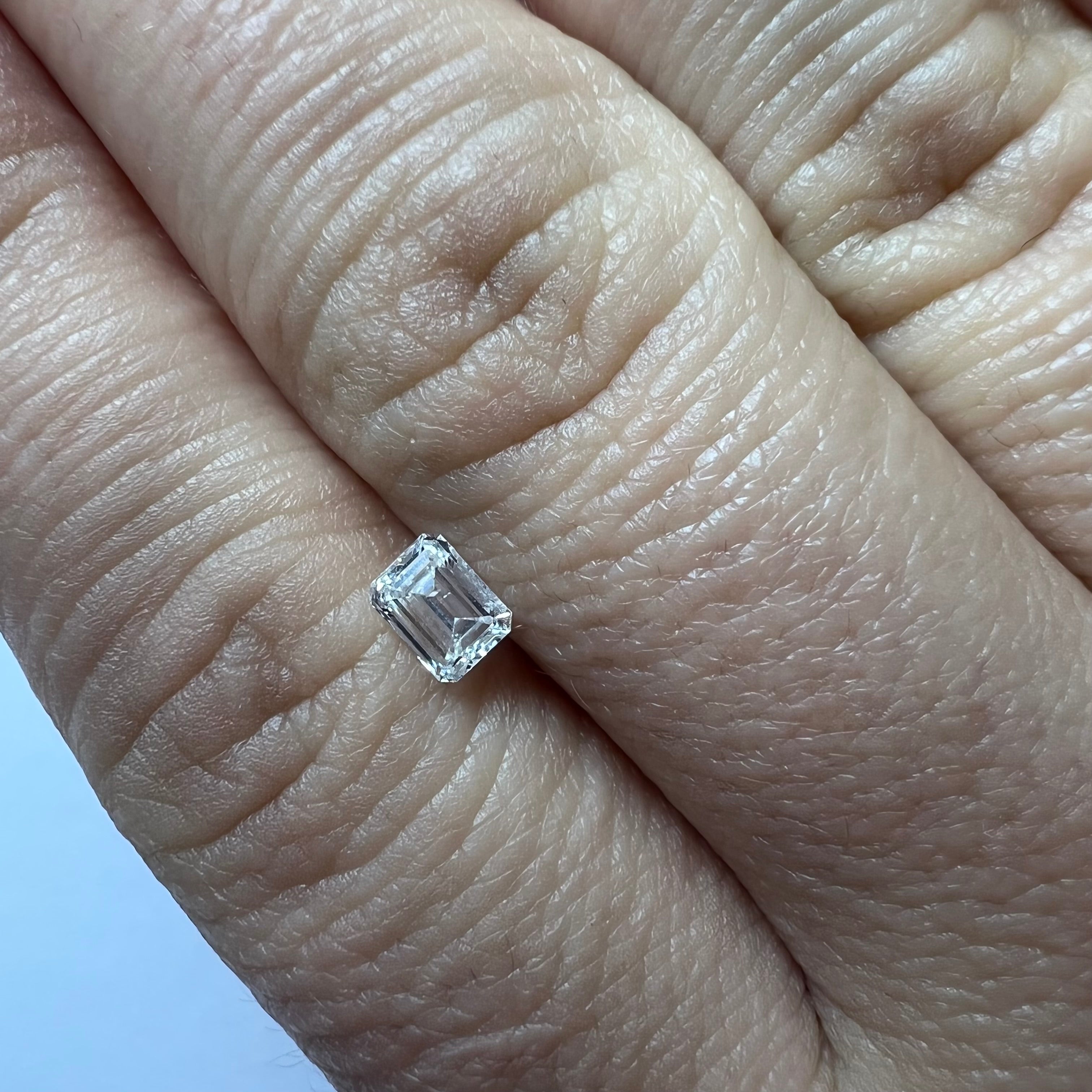 .48CT Emerald Cut Diamond G SI2/I1 5.14x3.94x2.51mm Natural Earth mine