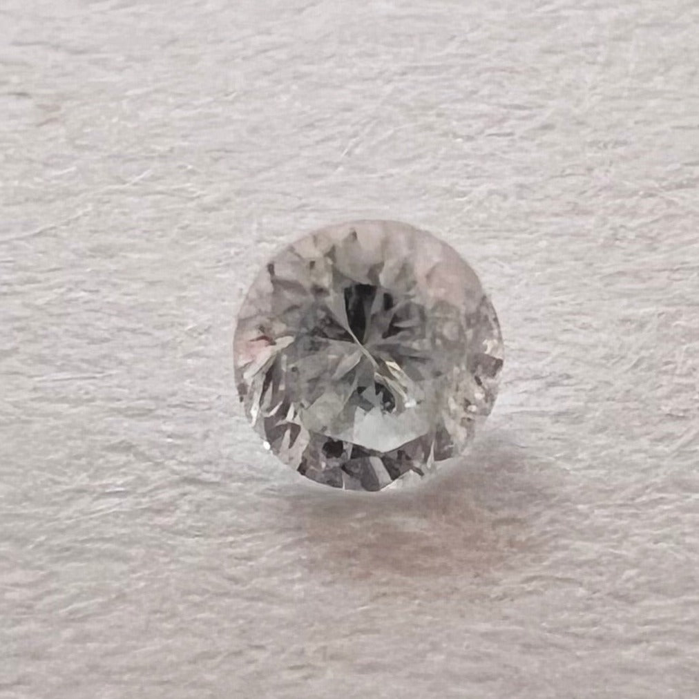 .035CT Old Mine Cut Diamond F SI1 1.99x1.38mm Natural Earth mined