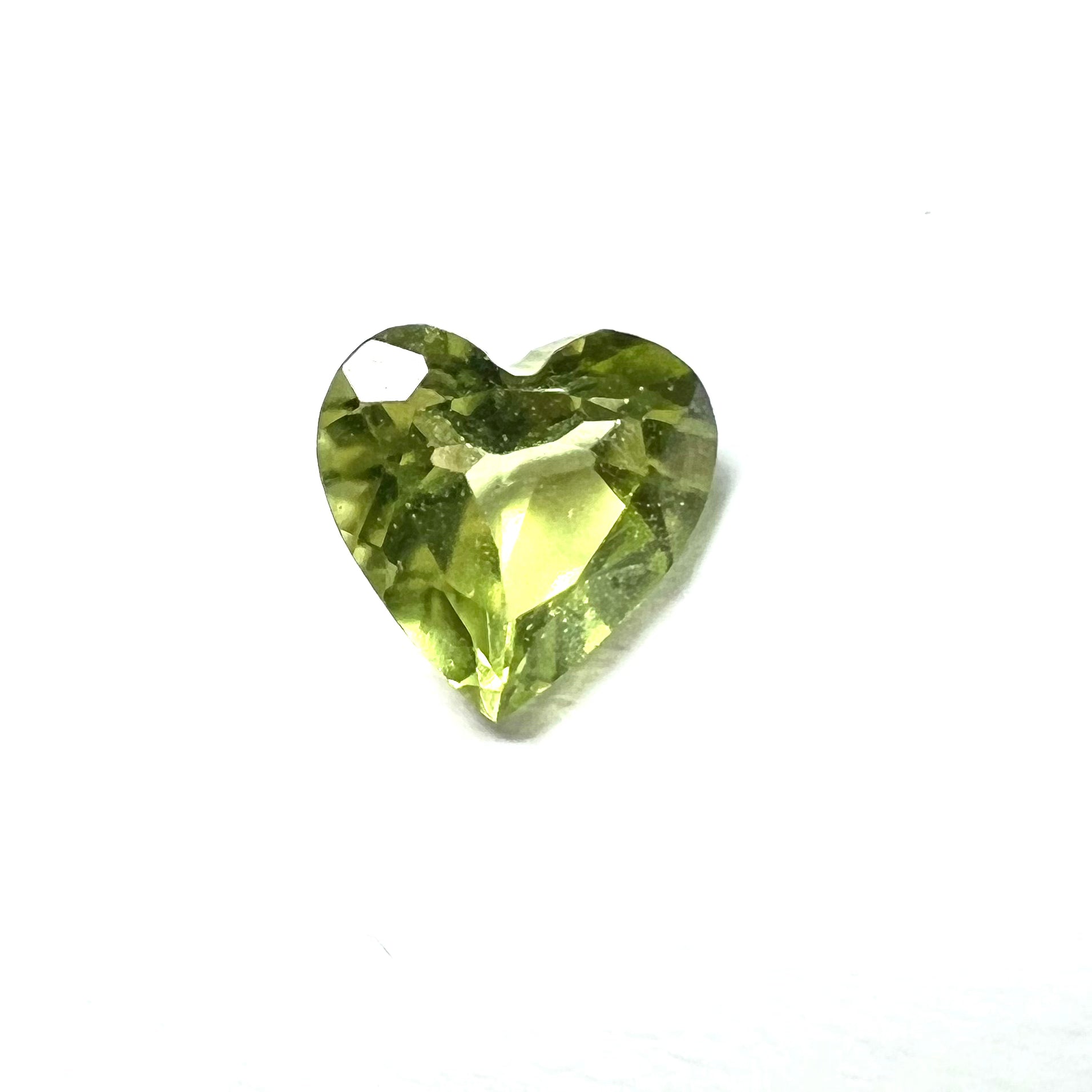 .40CT Loose Natural Heart Cut Peridot 5x3mm Earth mined Gemstone