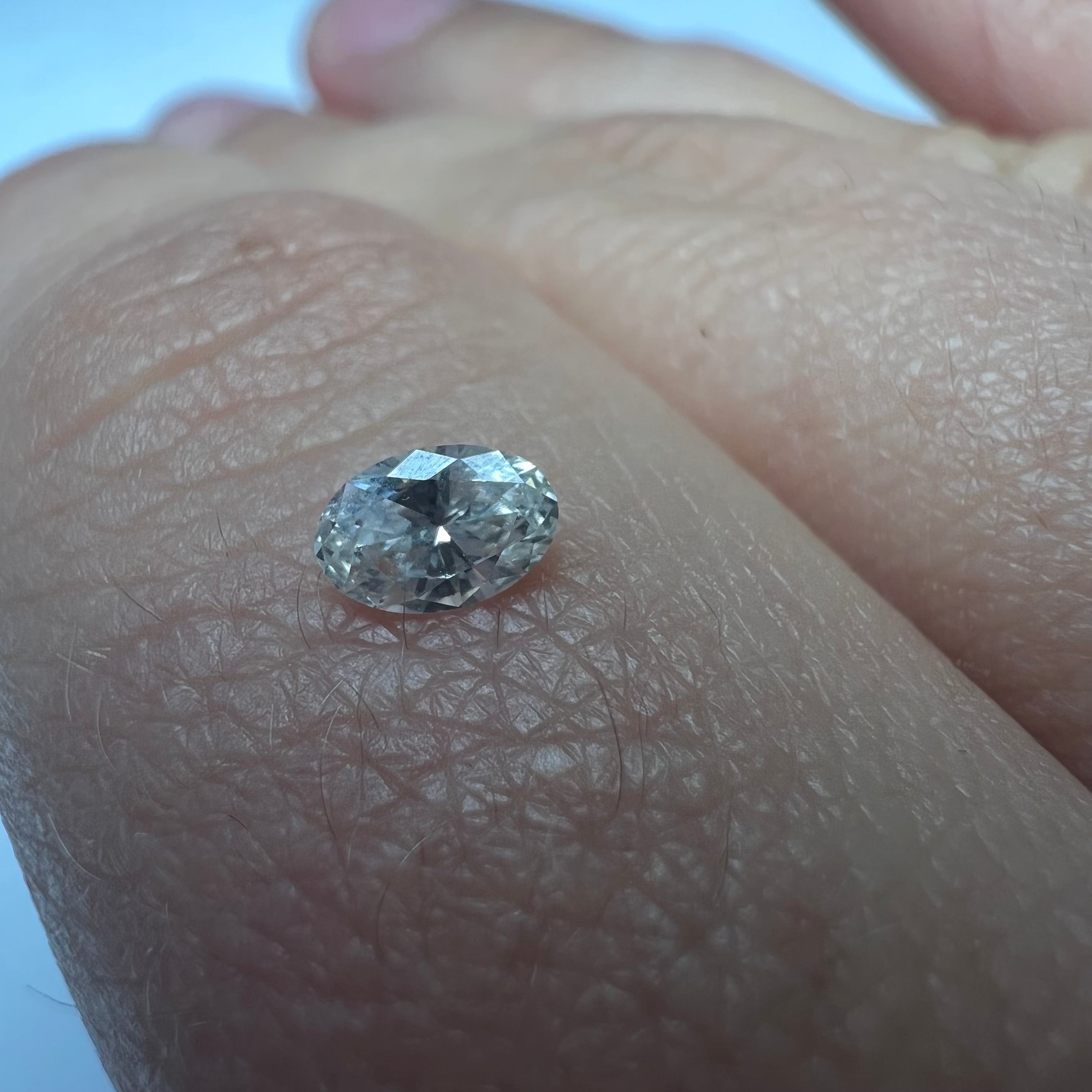 .19CT Oval Cut Diamond H/I VS2 4.83x3.22x1.80mm Natural Earth mined