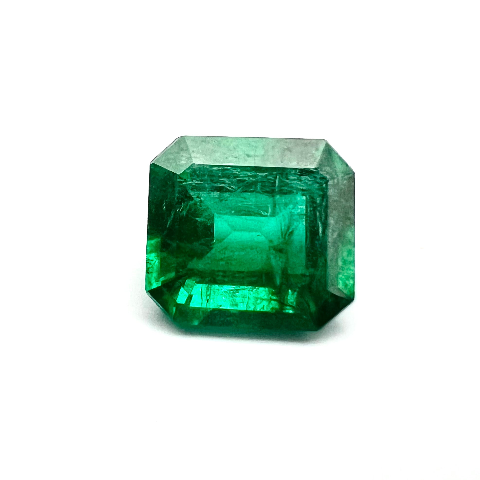 1.25CT Loose Natural Emerald Octagonal Step Cut 6.90x6.34x4.20mm