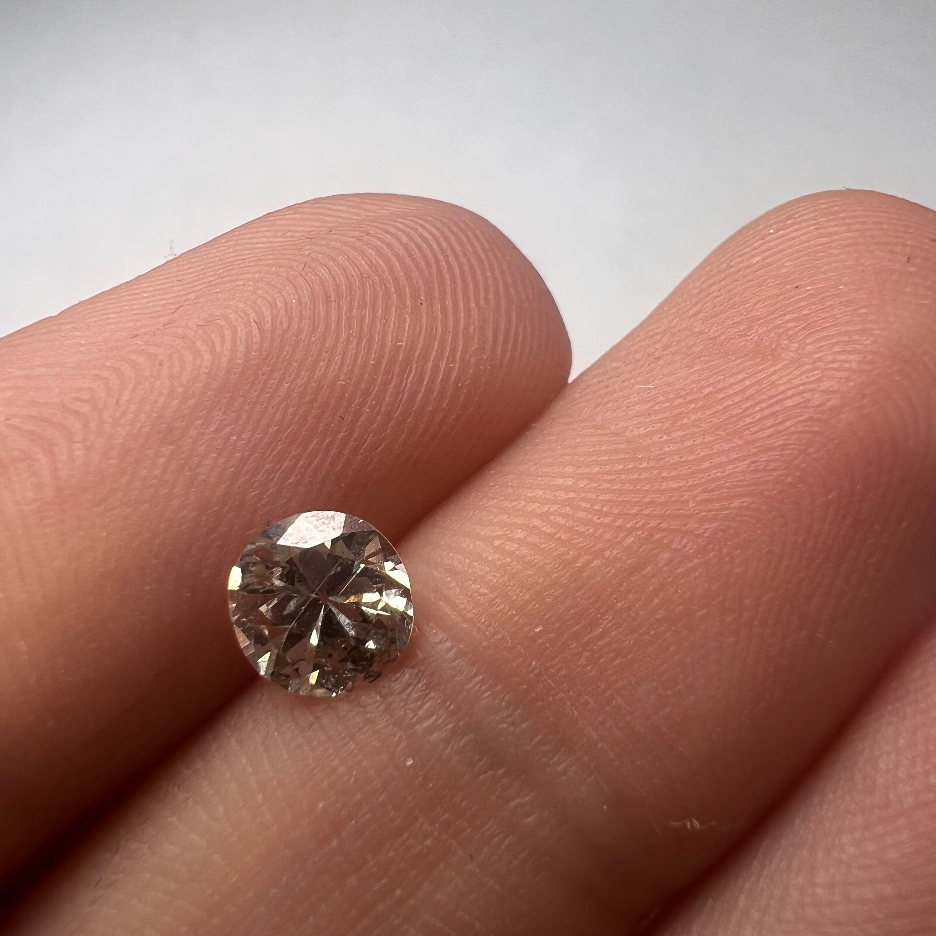 .72CT Cushion Cut Diamond Champagne I1 5.77x5.56x3.47mm Natural Earth mined