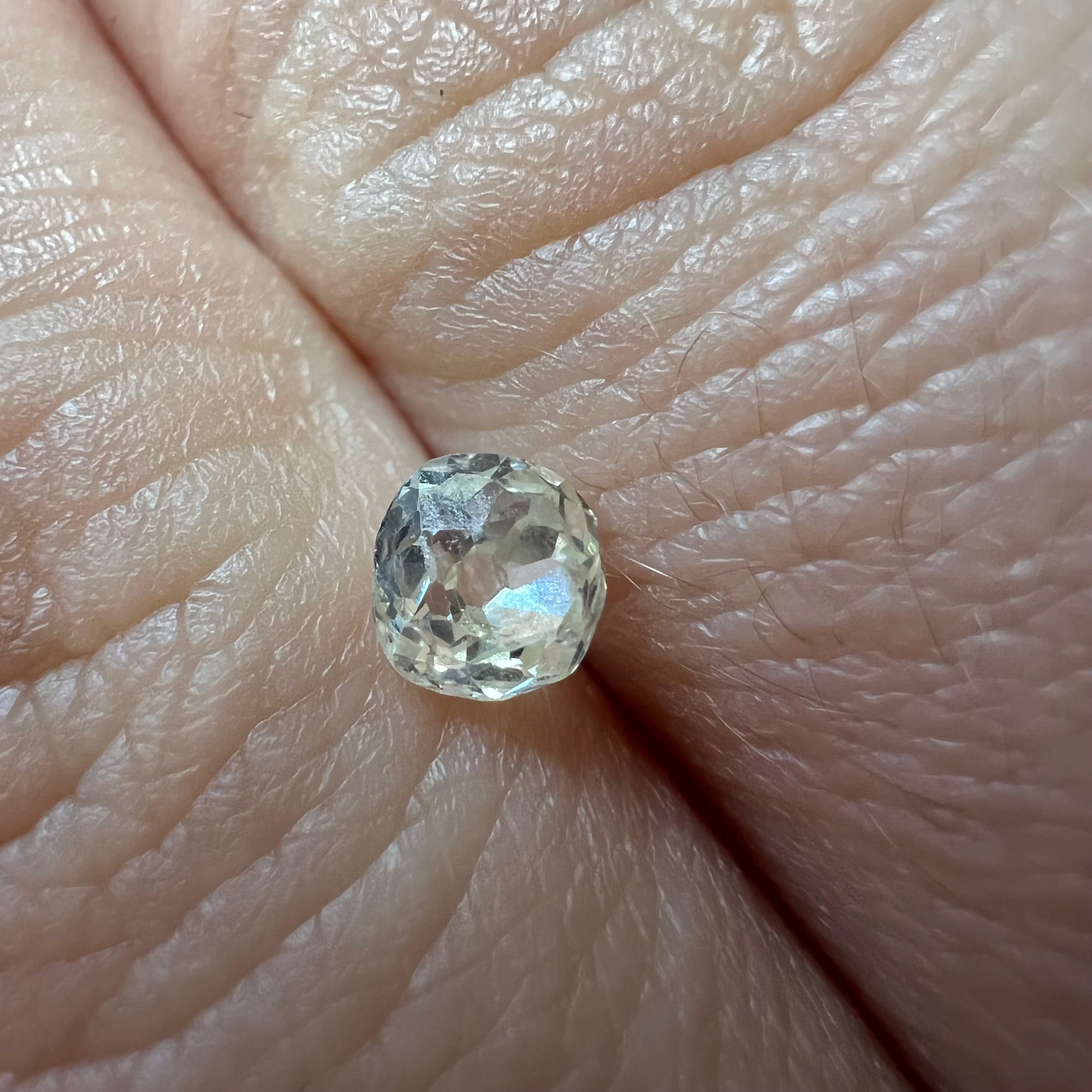 .49CT Old Mine Cut Diamond M SI2 5.58x4.68x2.78mm Natural Earth mined