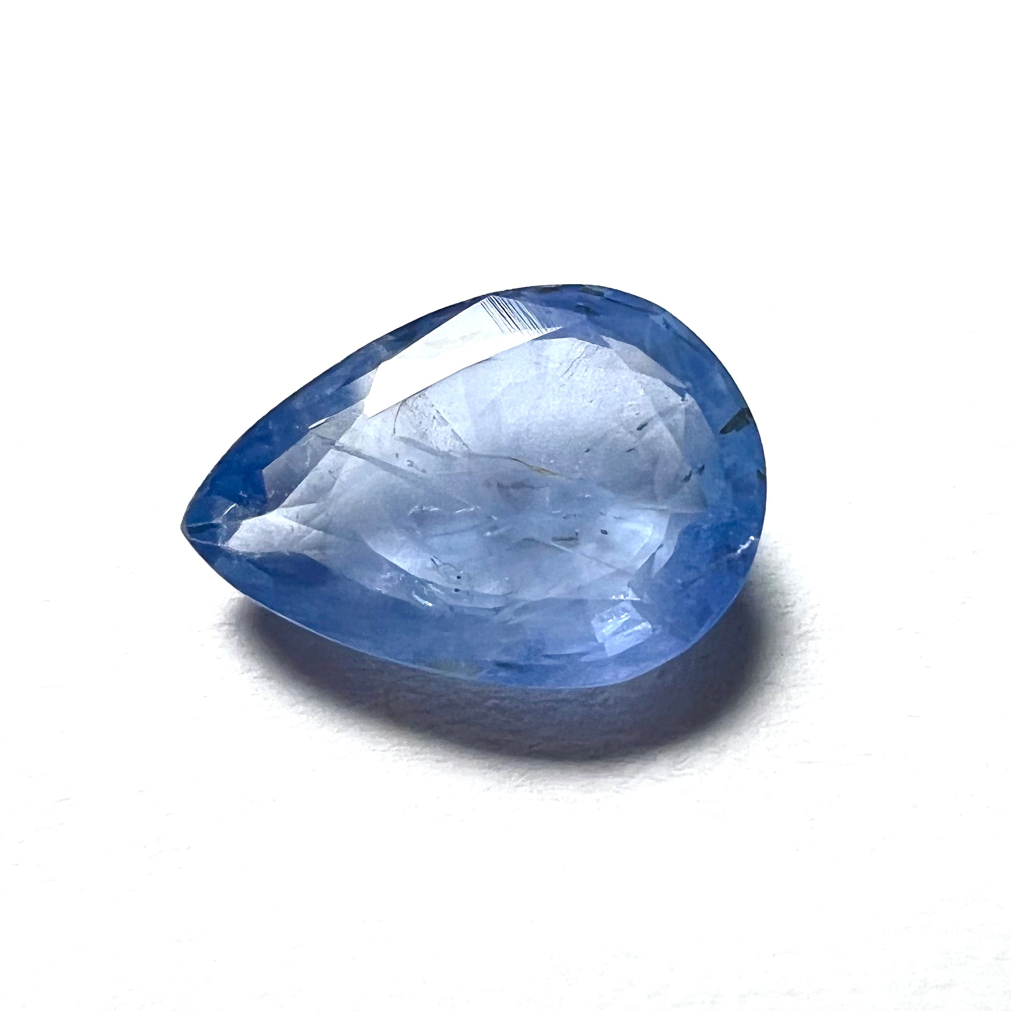 2.6CTW Loose Blue Pear Sapphire 10.5x7.5x4mm Earth mined Gemstone