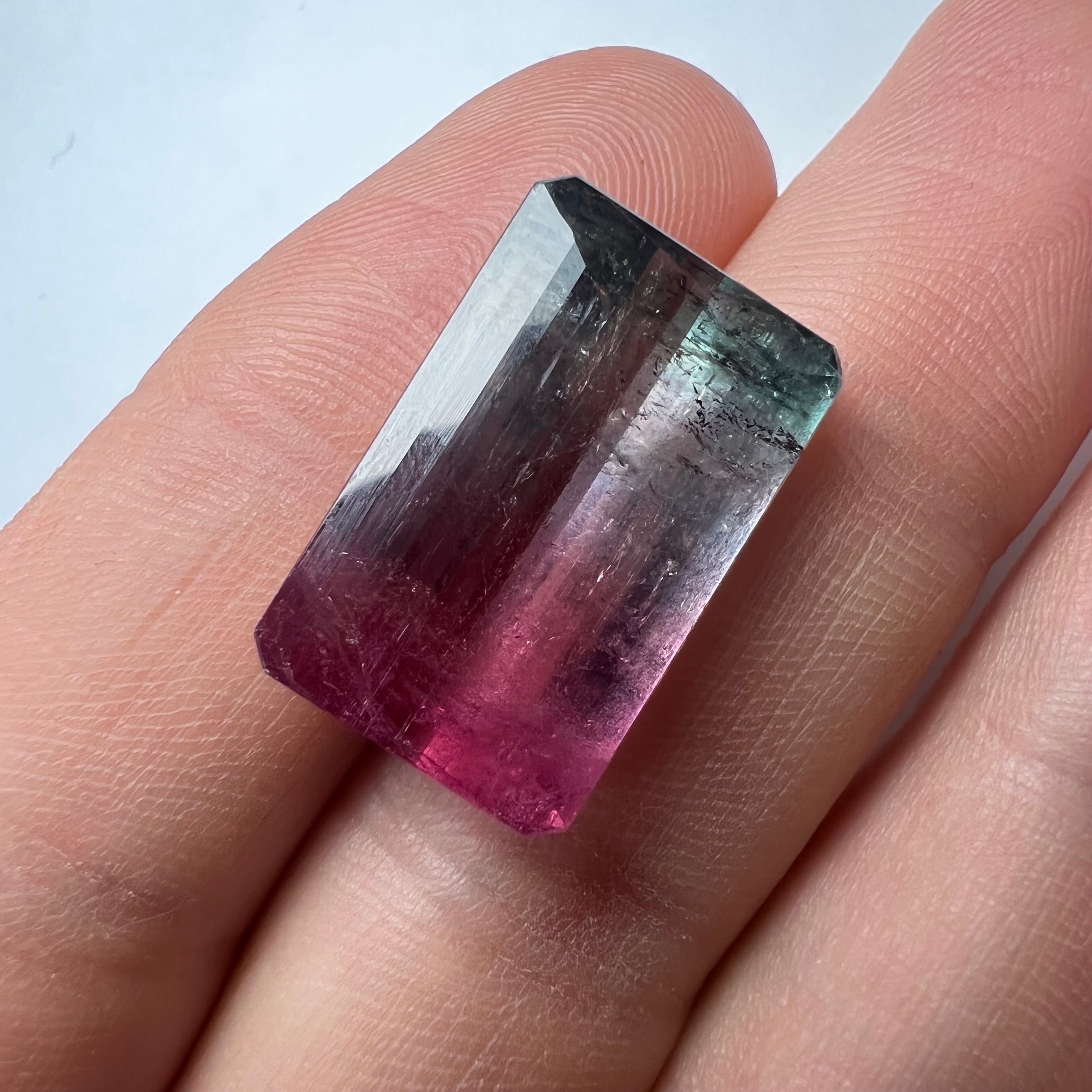 16.47CTW Natural Emerald Cut Tourmaline 20.38x12.93mm Earth mined Gemstone
