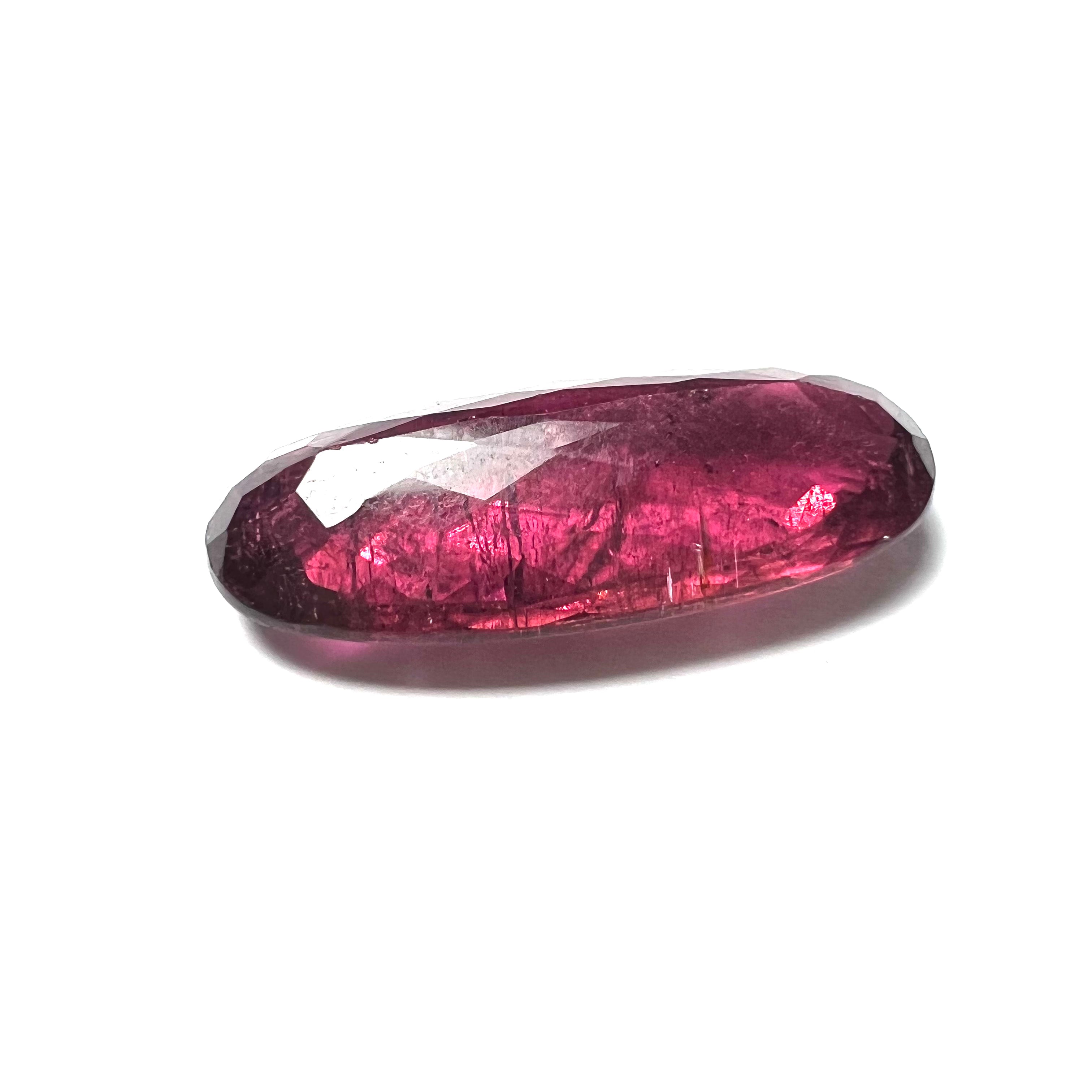 7.5CTW Natural Oval Cut Tourmaline 20x9x5mm Earth mined Gemstone