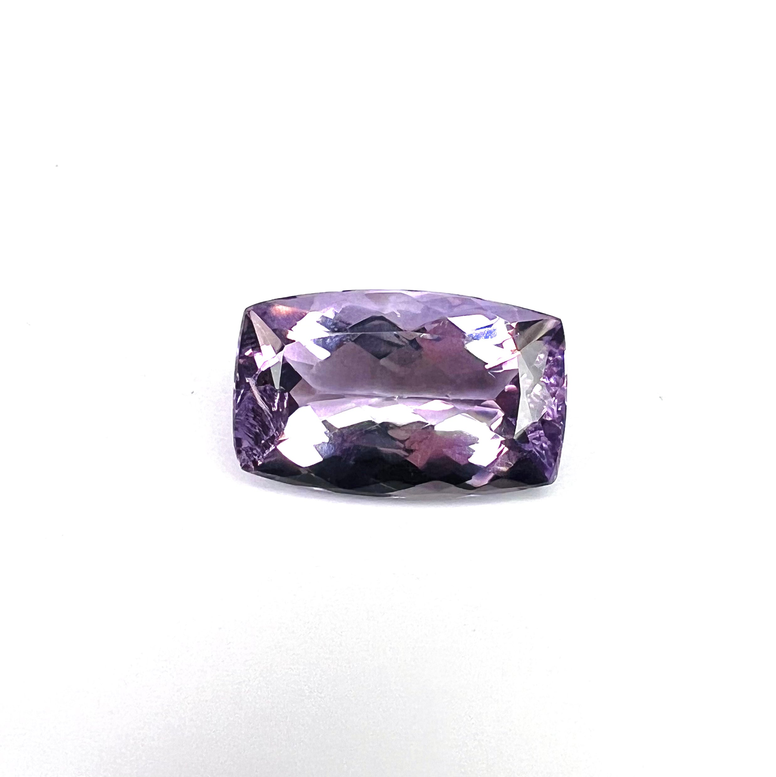 15.39CT Loose Natural Fancy Cut Amethyst 20.9x13x8.6mm Earth mined Gemstone