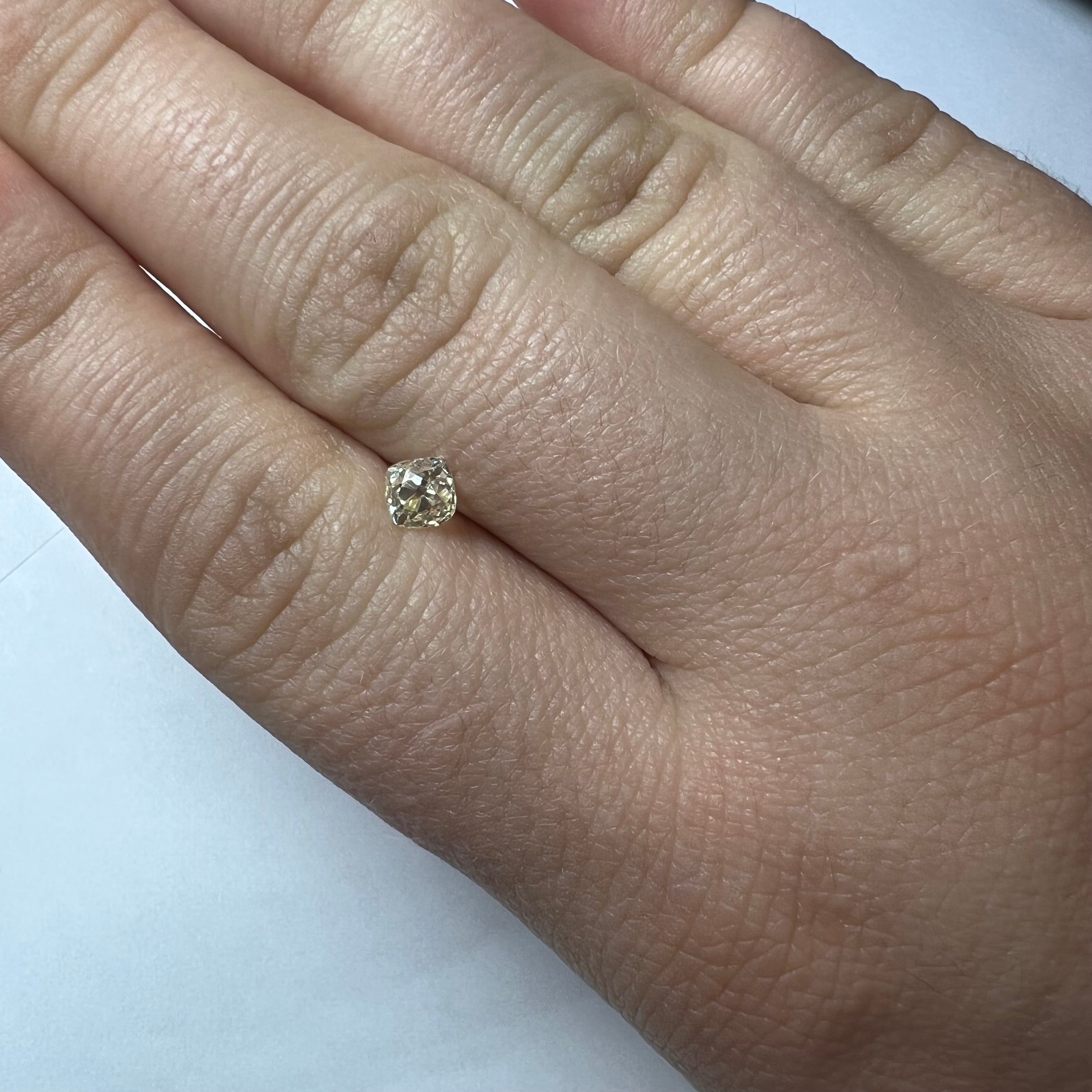 .58CT Old Mine Cut Diamond P VS2 4.51x4.59x3.66mm Natural Earth mined