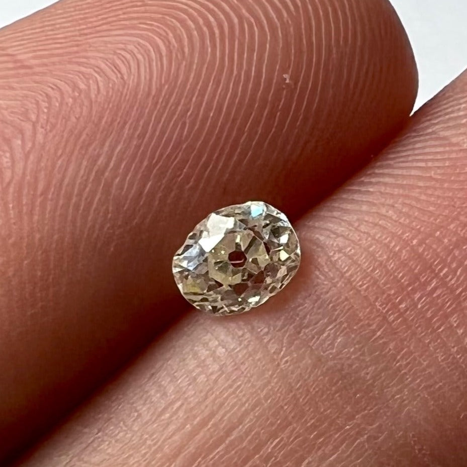 .49CT Old Mine Cut Diamond O I1 5.18x4.15x3.15mm Natural Earth mined