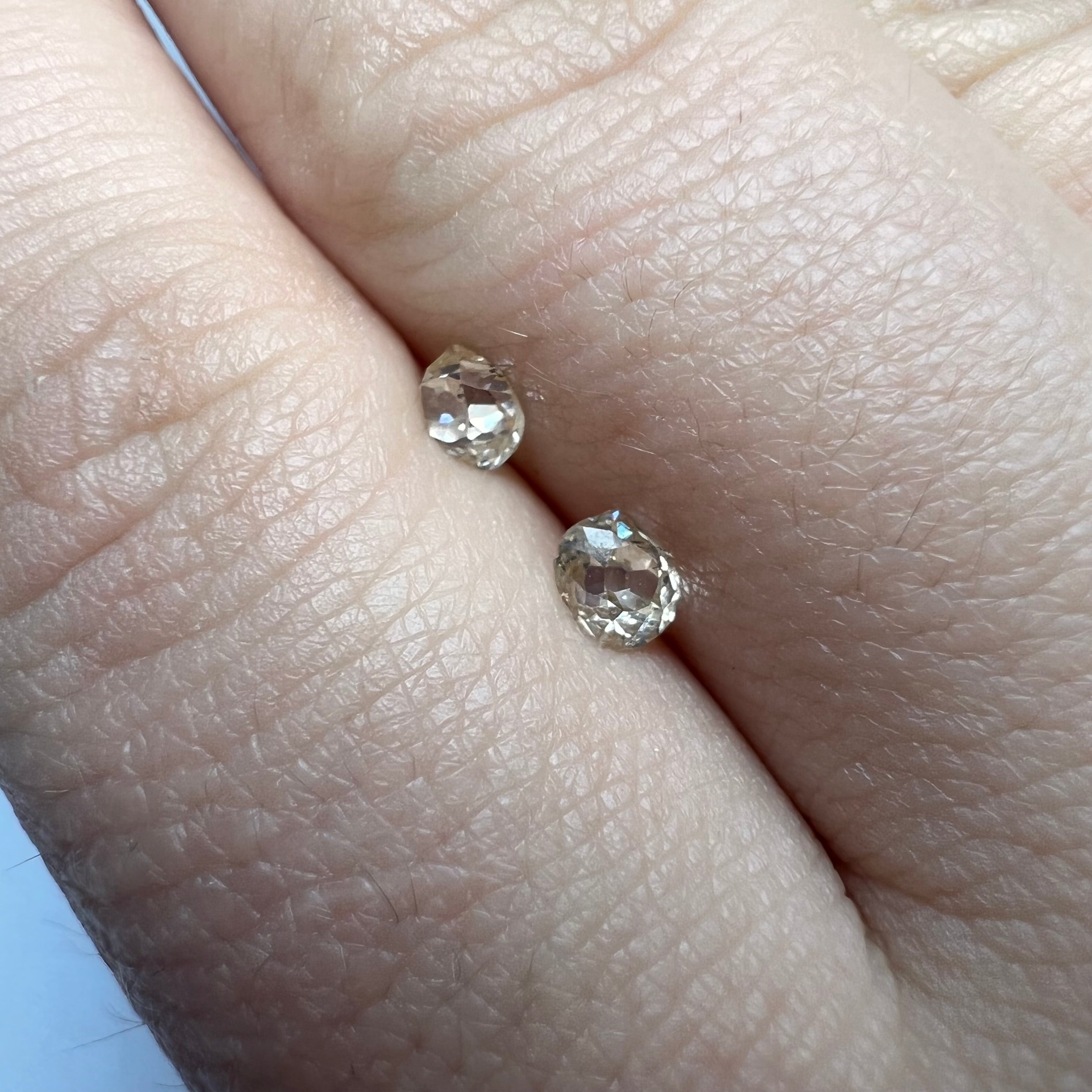 .62ctw Old Mine Cut Diamond L I1 4.25mm Natural Earth mined