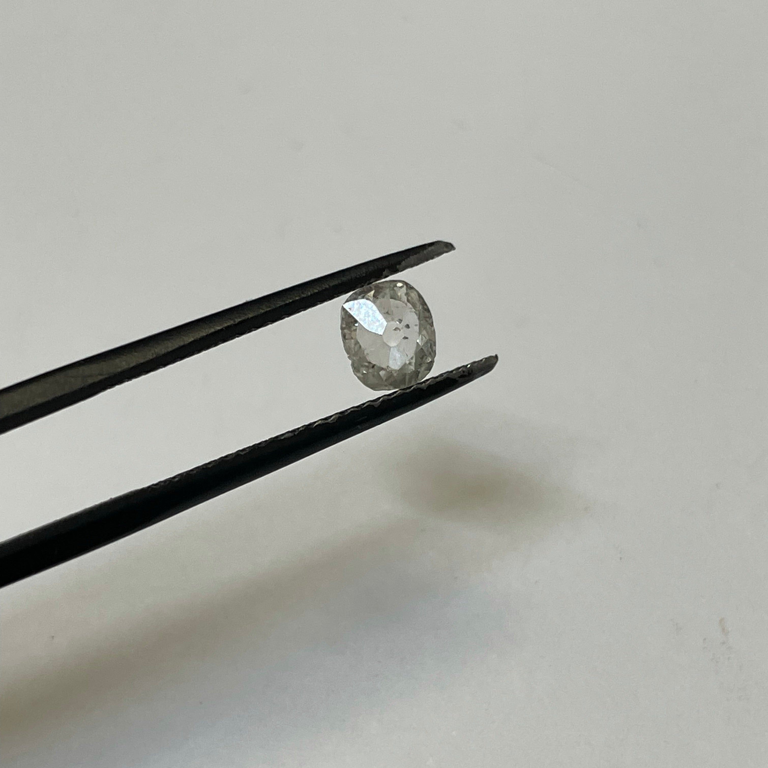 .46CT Old Mine Cut Diamond K I1 4.54x5.16x2.28mm Natural Earthmined