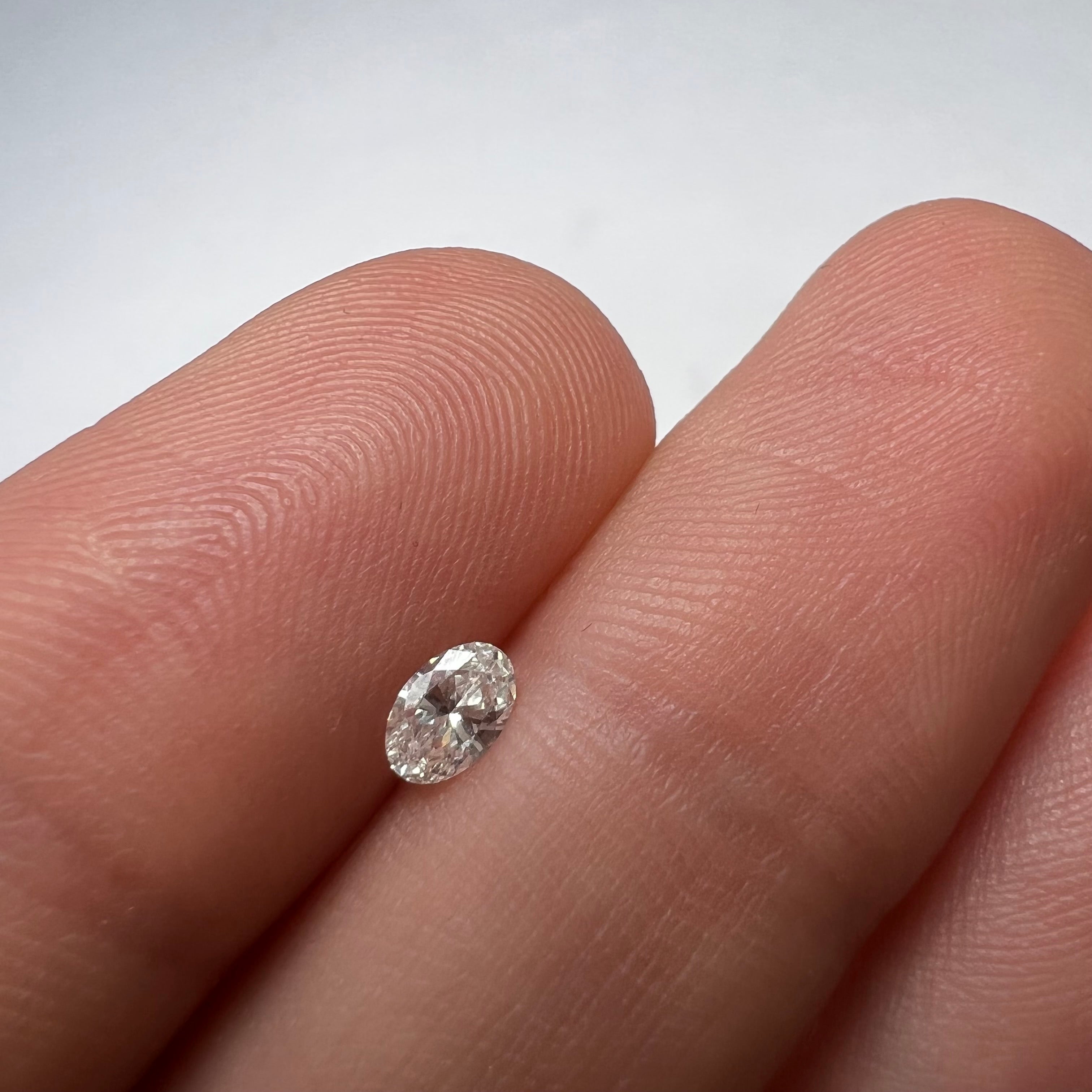 .19CT Oval Cut Diamond H/I VS2 4.83x3.22x1.80mm Natural Earth mined
