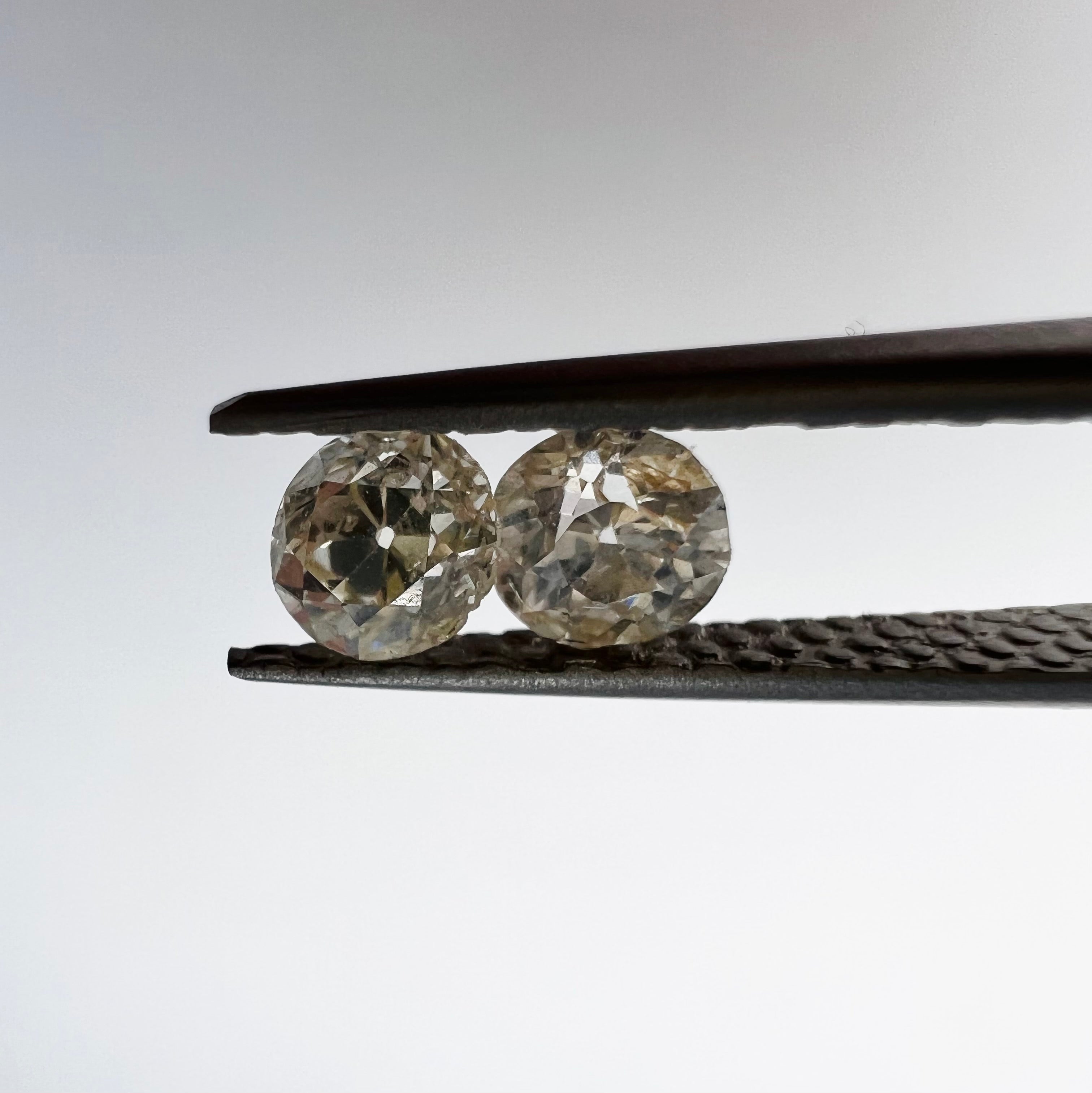 .42ctw Old Mine Cut Diamond K/L VS2,I1 3.8mm Natural Earth mined