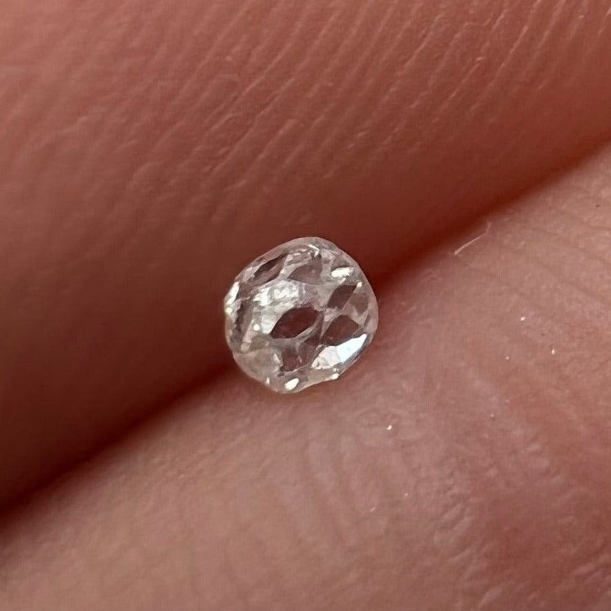 .075CT Old Mine Cut Diamond J I2 2.46x2.00mm Natural Earth mined
