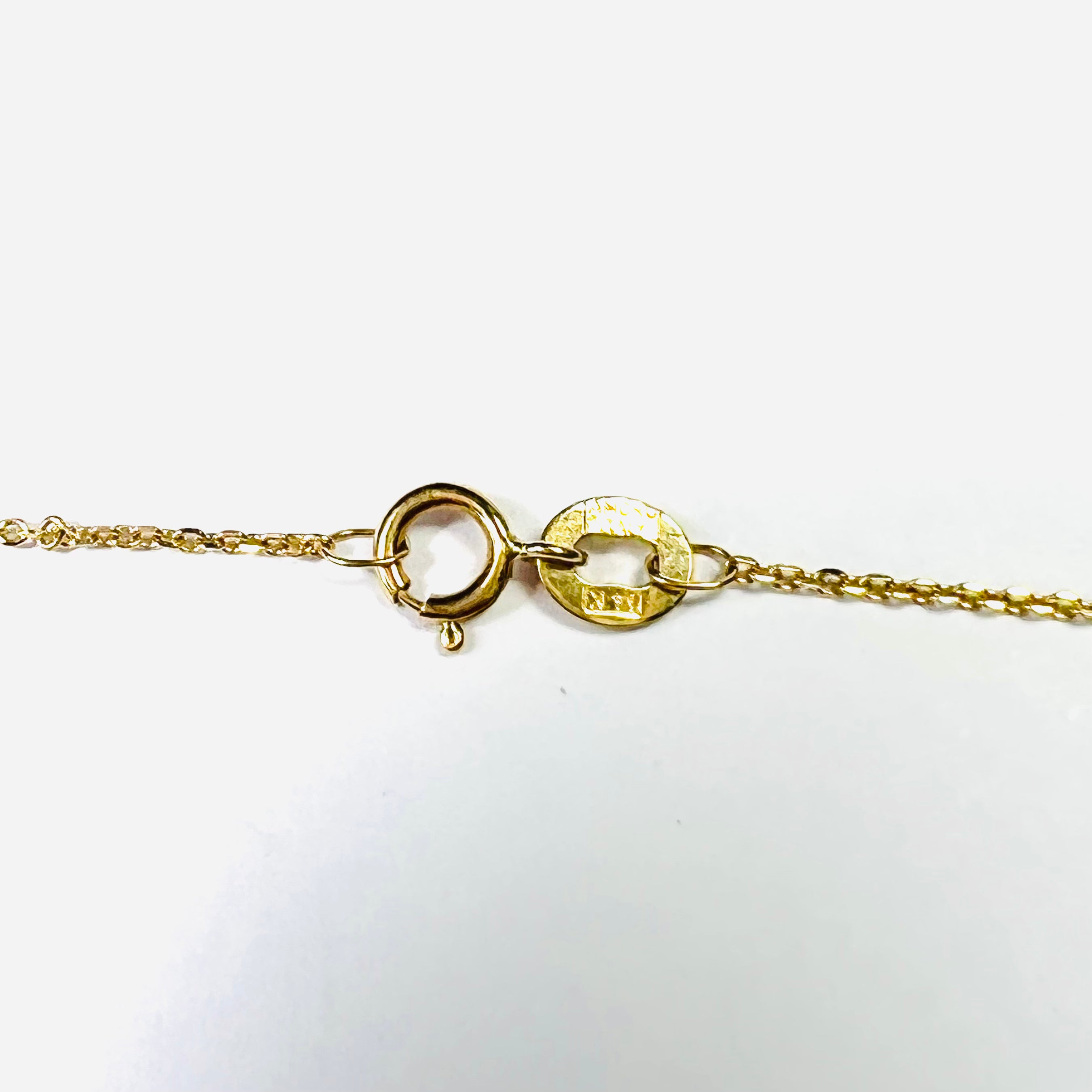 Sapphire and .40ctw Diamond 21" 14K Yellow Gold Necklace