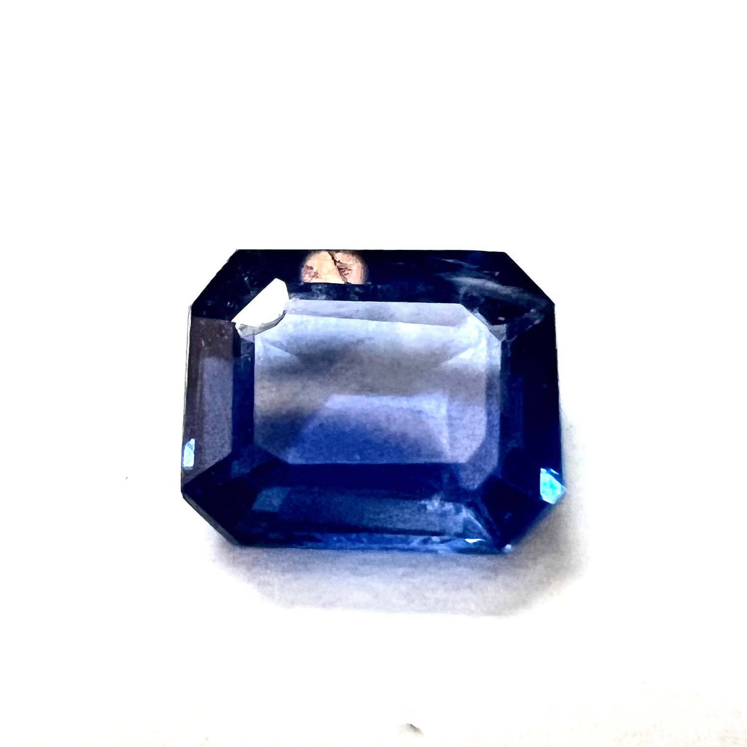 .49CT Loose Blue Emerald Cut Sapphire 5x4x2mm Earth mined Gemstone