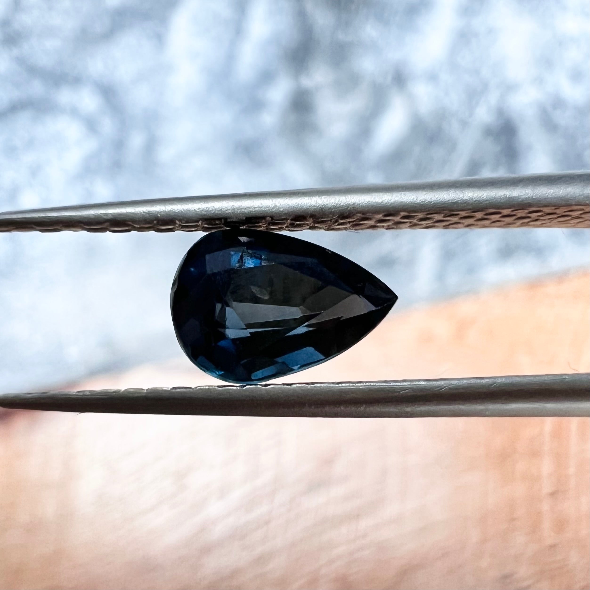 .78CT Loose Natural Pear Sapphire 6.7x4.68x3.26mm Earth mined Gemstone