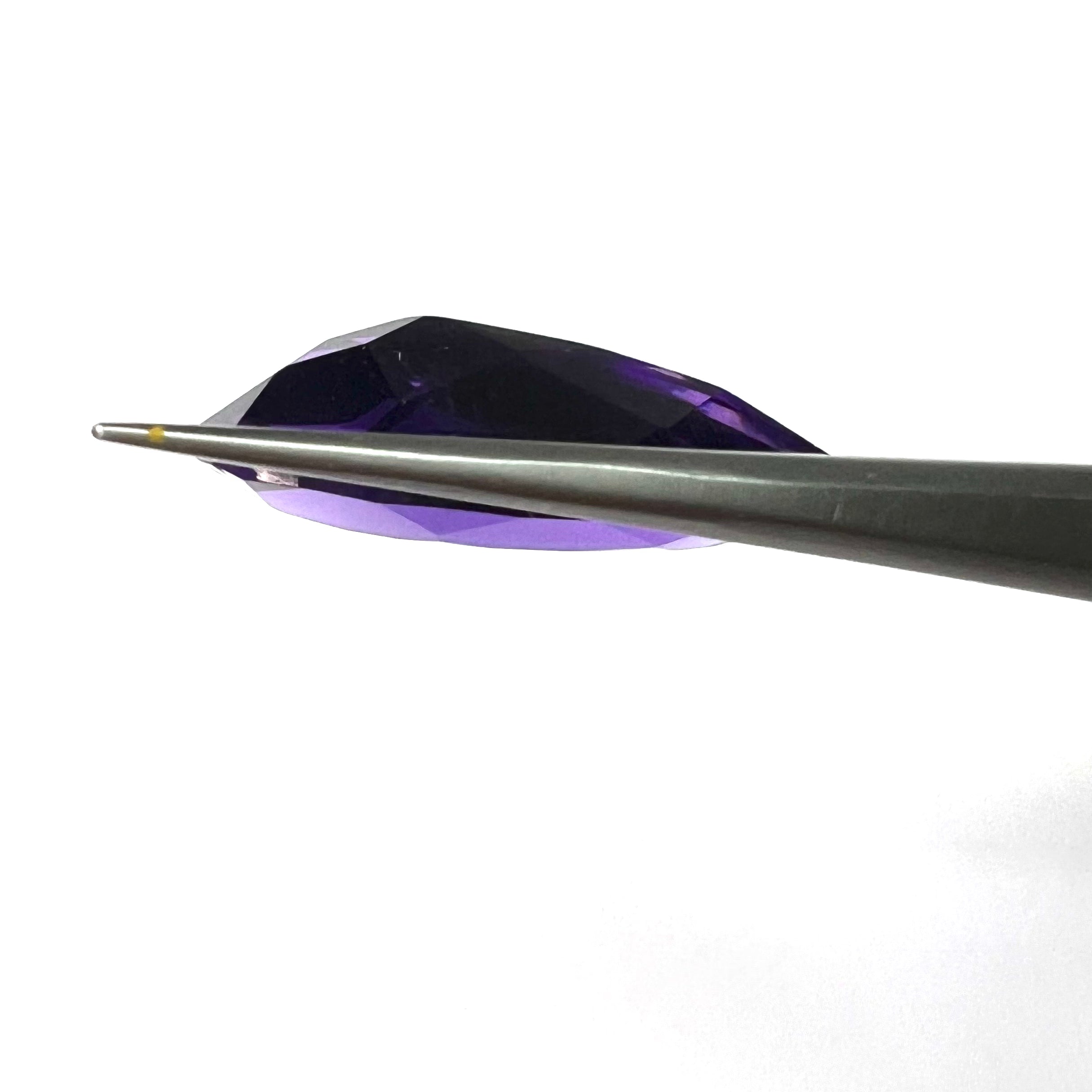 10.6CTW Loose Natural Pear Cut Amethyst 22x12x7mm Earth mined Gemstone