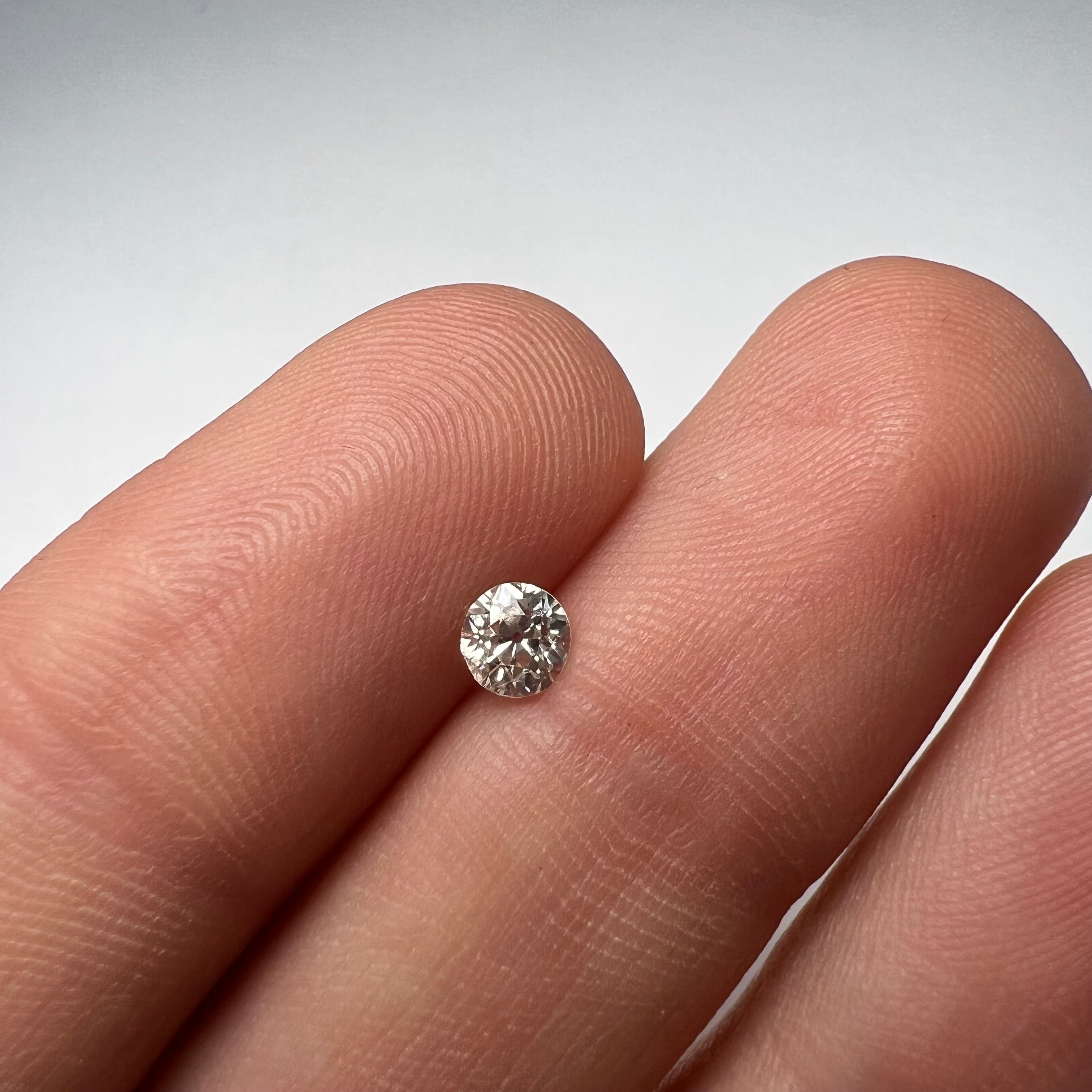 .32CT Old Mine Cut Diamond H VS2 4.23x2.76mm Natural Earth mined