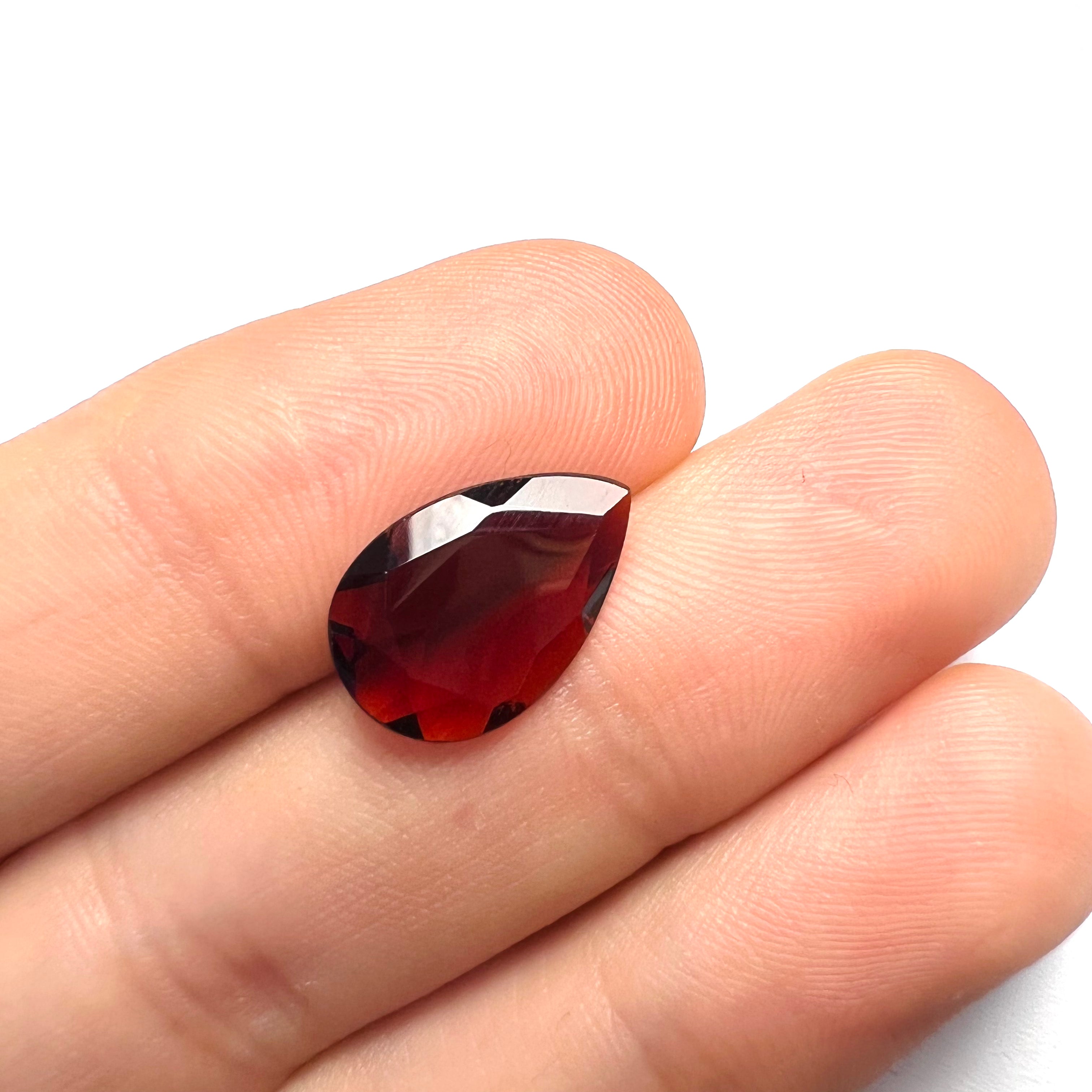 4.1CTW Loose Natural Garnet 15x10x4mm Earth mined Gemstone