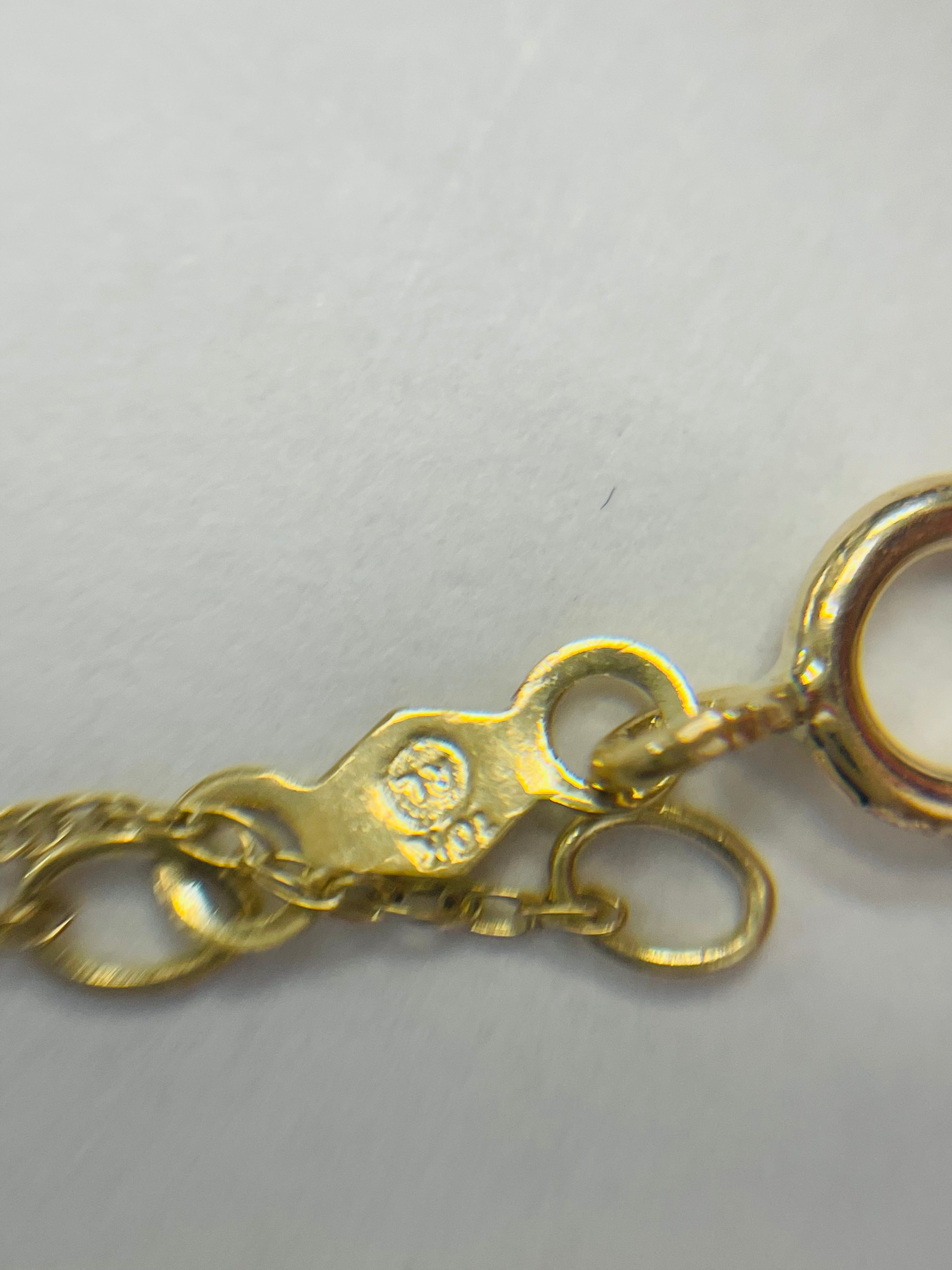 18” Solid 10K Yellow Gold Whisper Chain Necklace