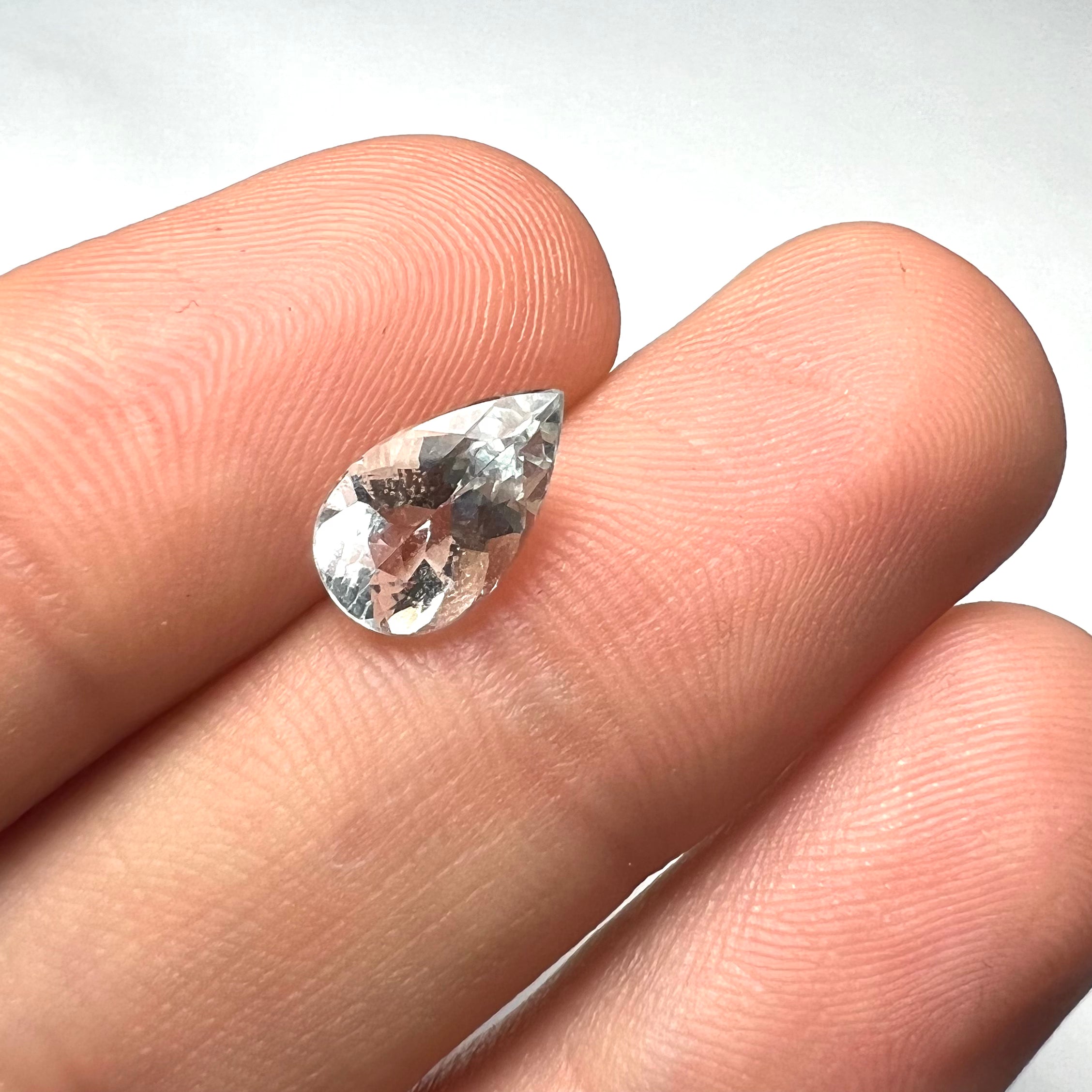 1.39CTW Loose Natural Aquamarine 9x6x5mm Earth mined Gemstone