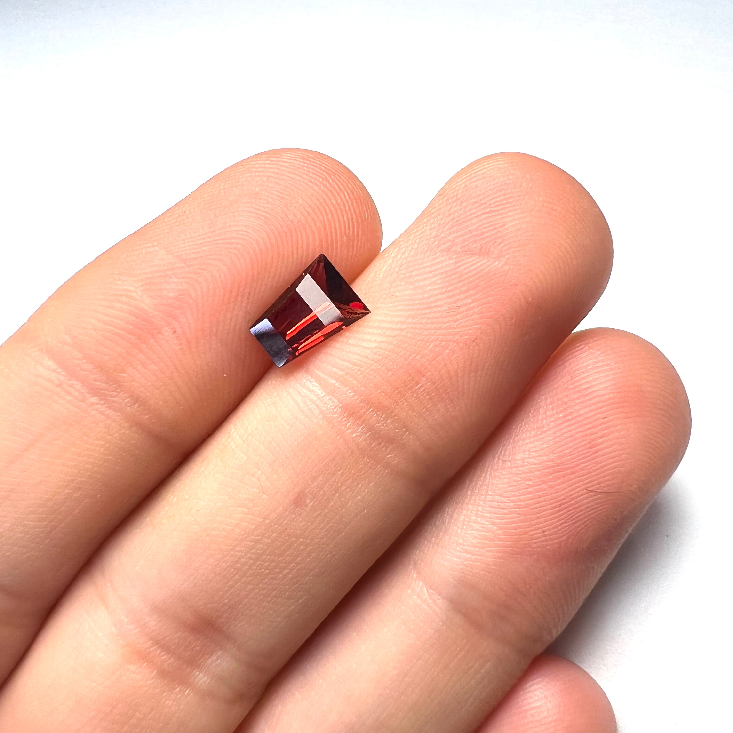 1.3CTW Loose Natural Garnet 9x6x3mm Earth mined Gemstone