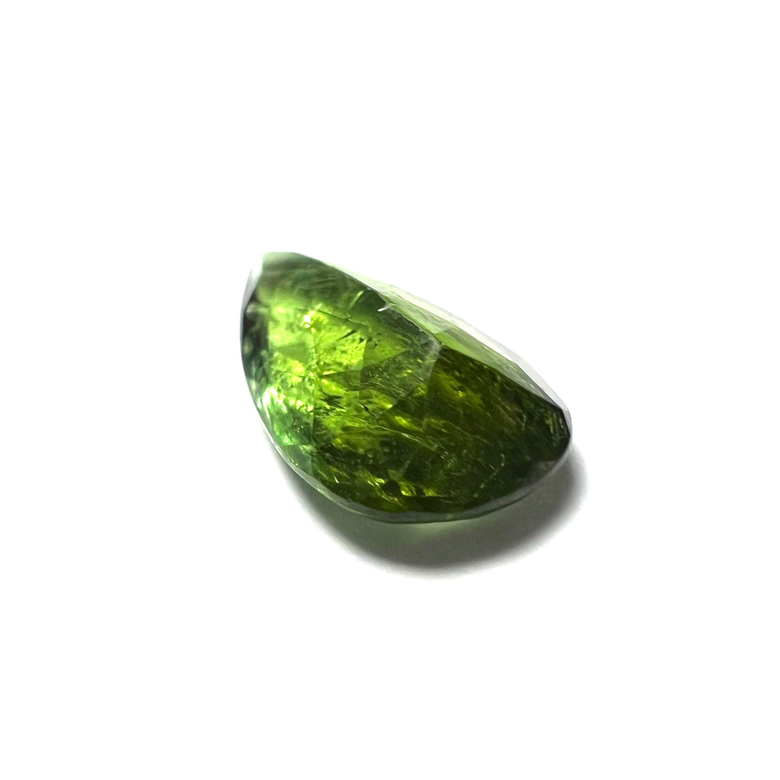 1.92CTW Natural Pear Cut Tourmaline 14x6x3.5mm Earth mined Gemstone