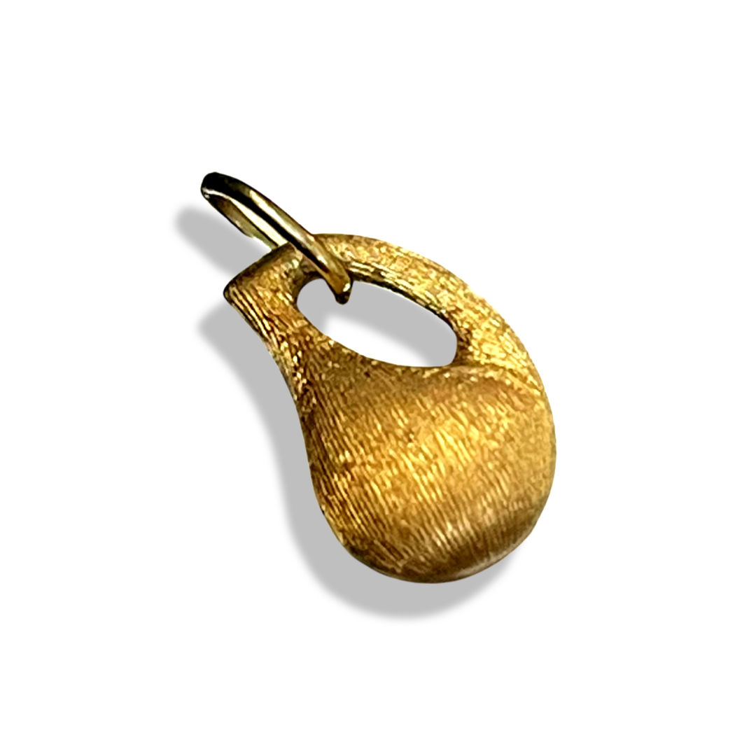 Solid 18K Yellow Gold Urn