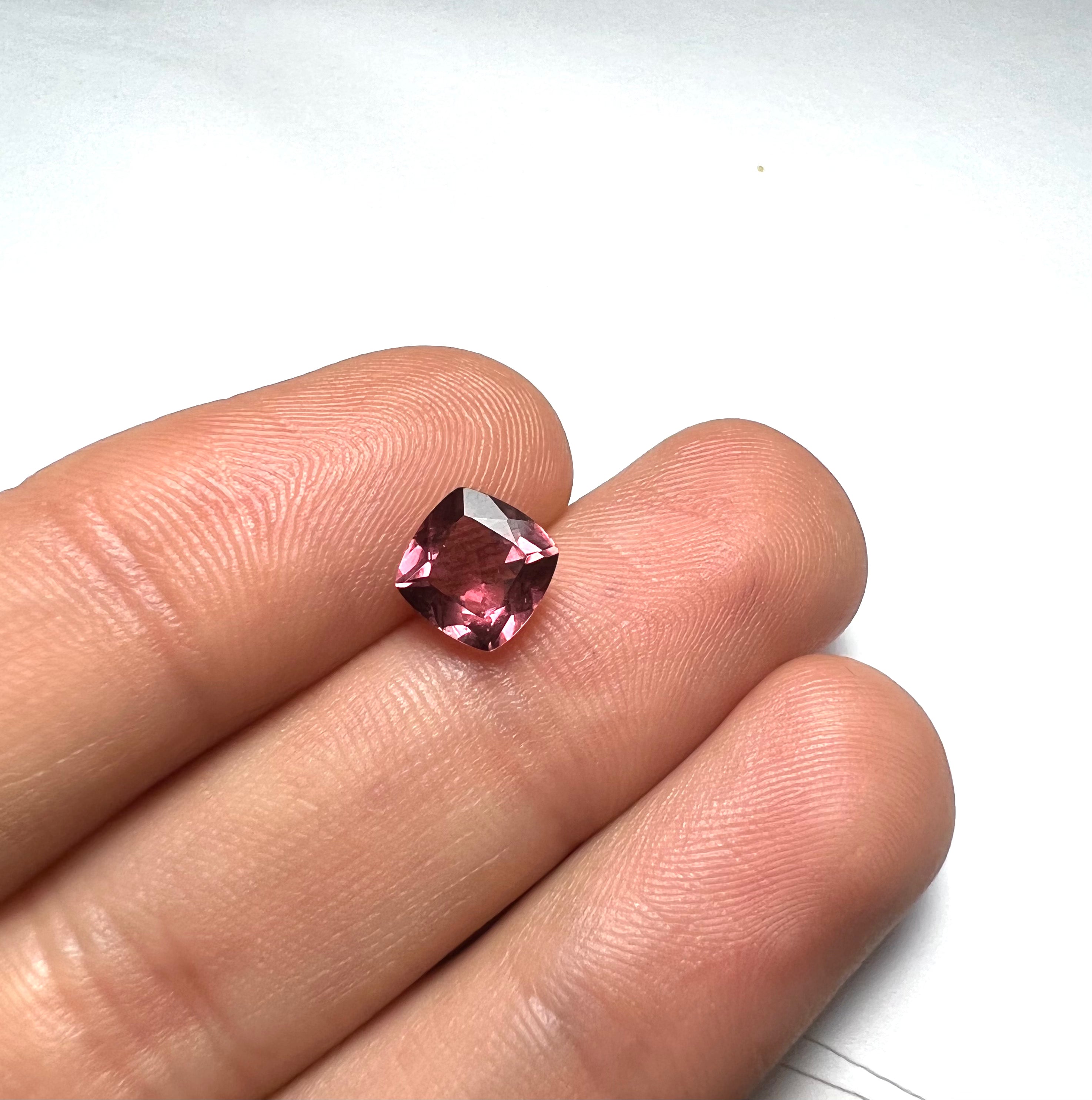 1.47CTW Natural Pink Tourmaline 7x3.5mm Earth mined Gemstone