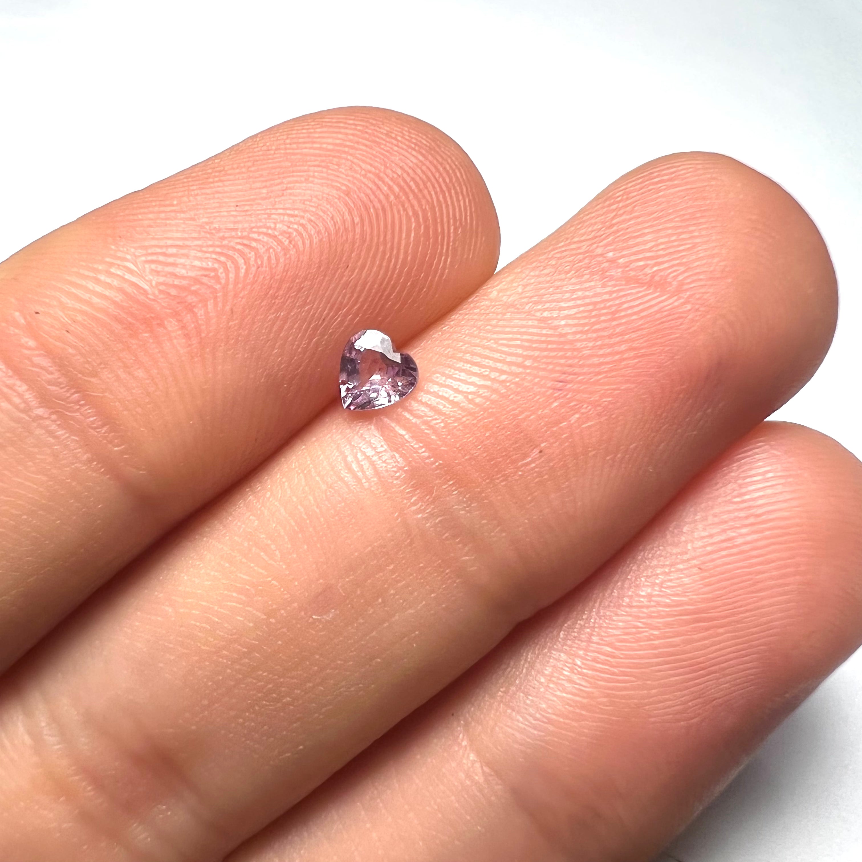 .30CT Loose Heart Purple Sapphire 4.01x4x2mm Earth mined Gemstone