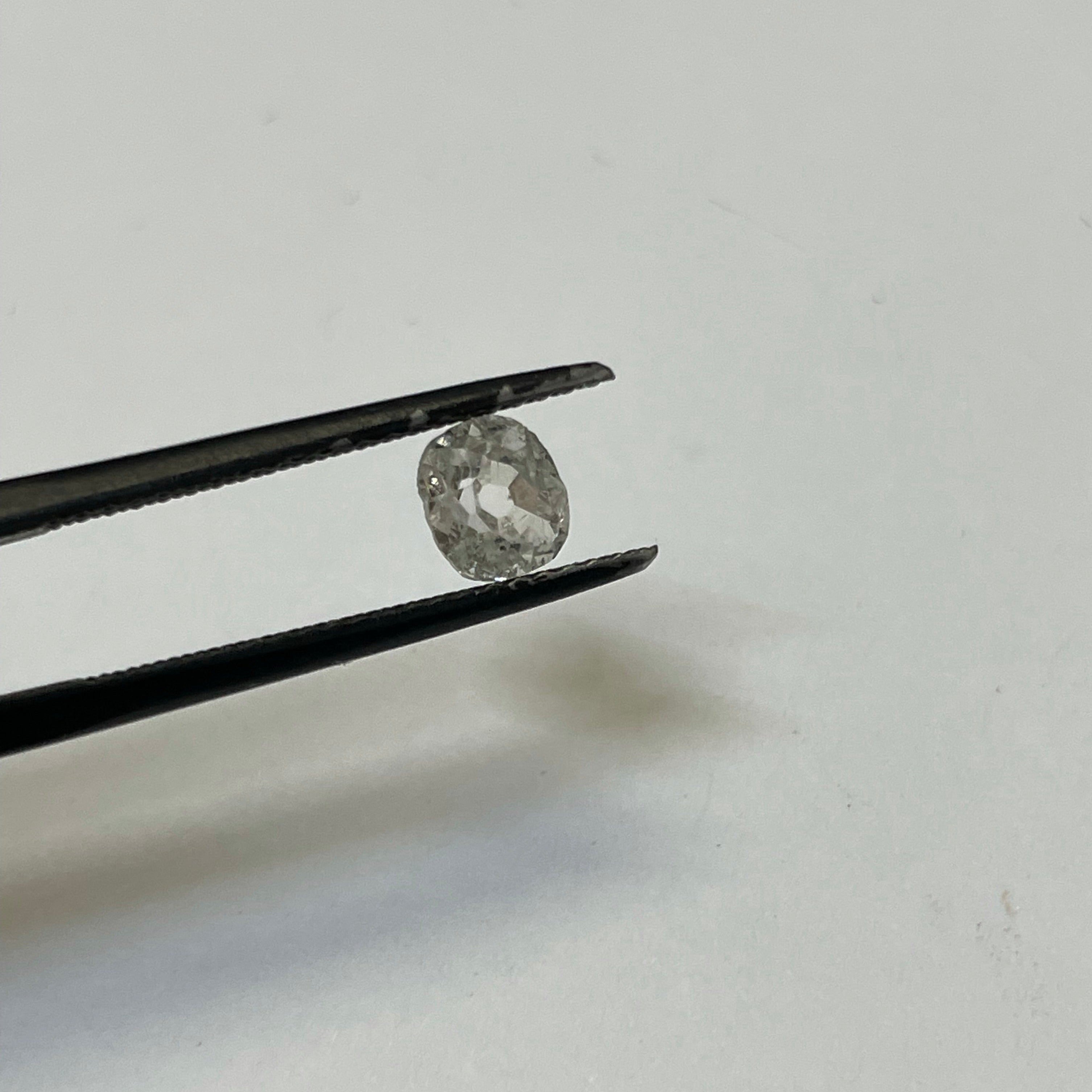 .46CT Old Mine Cut Diamond K I1 4.54x5.16x2.28mm Natural Earthmined