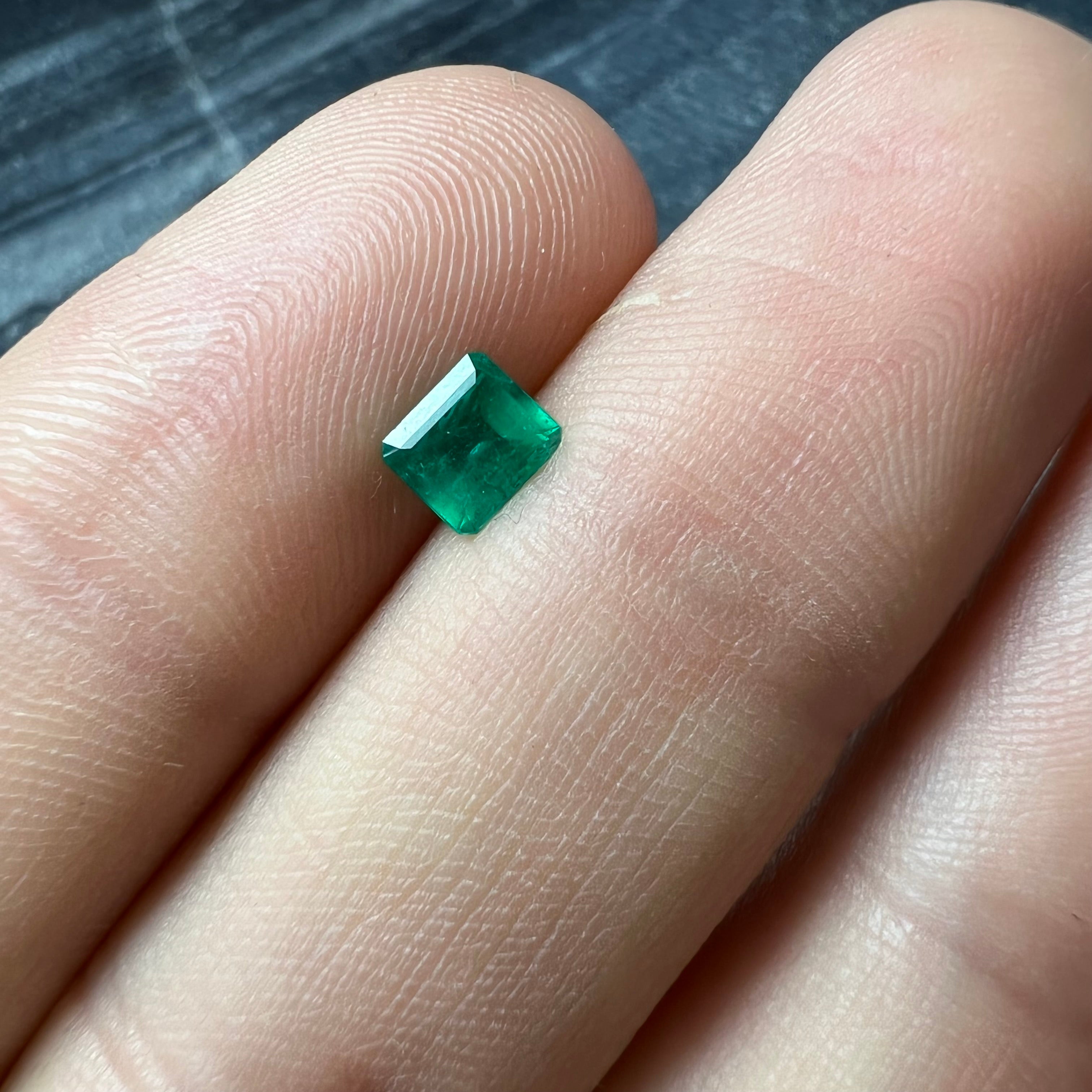 .47CT Loose Natural Colombian Emerald Square Shape 4.91x4.38x3.03mm
