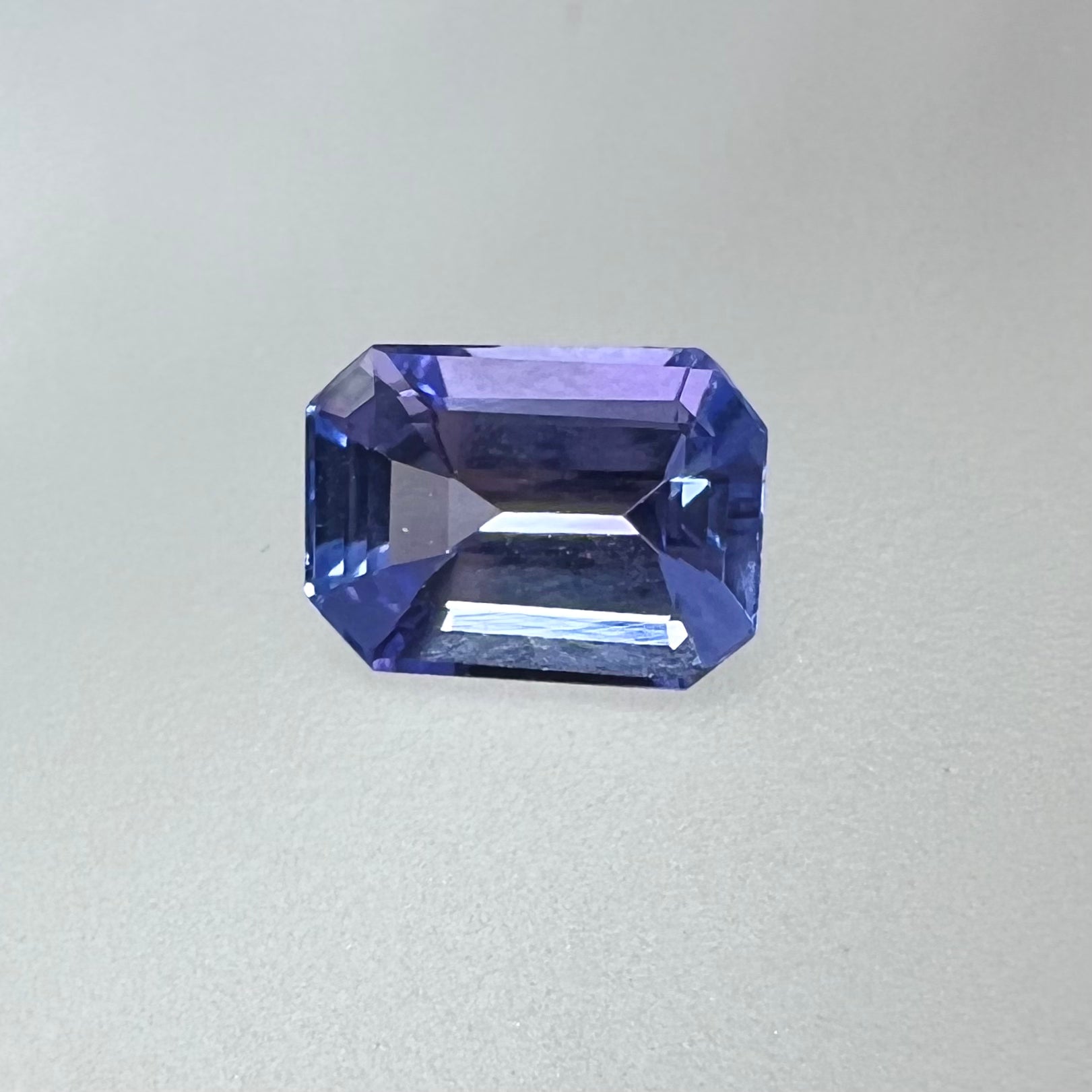 1.33CTW Loose Natural Emerald Cut Tanzanite 7.93x5.71x3.61mm Earth mined Gemstone