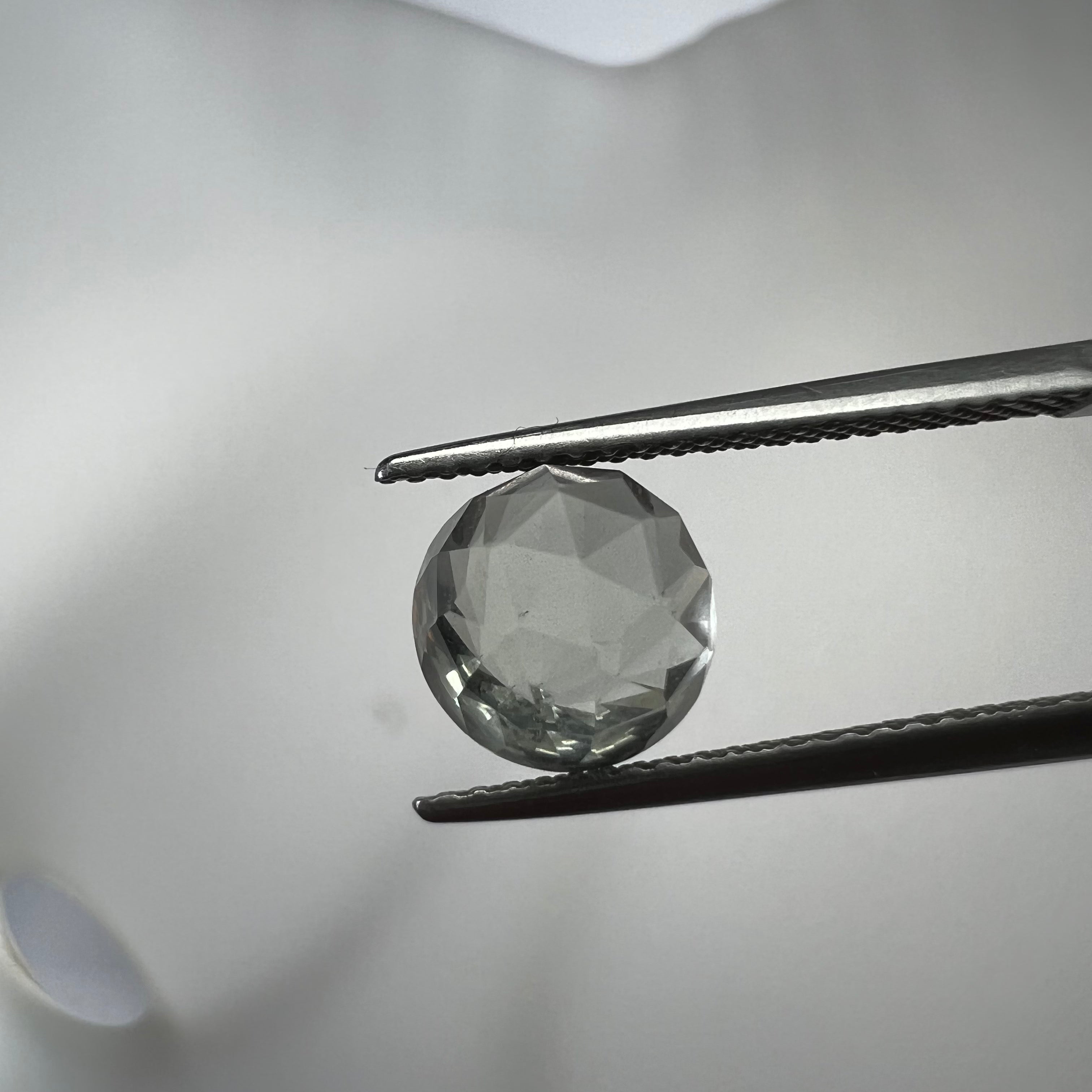 3.01CTW Loose Natural Fancy Cut Green Amethyst 7.96x7.06mm Earth mined Gemstone