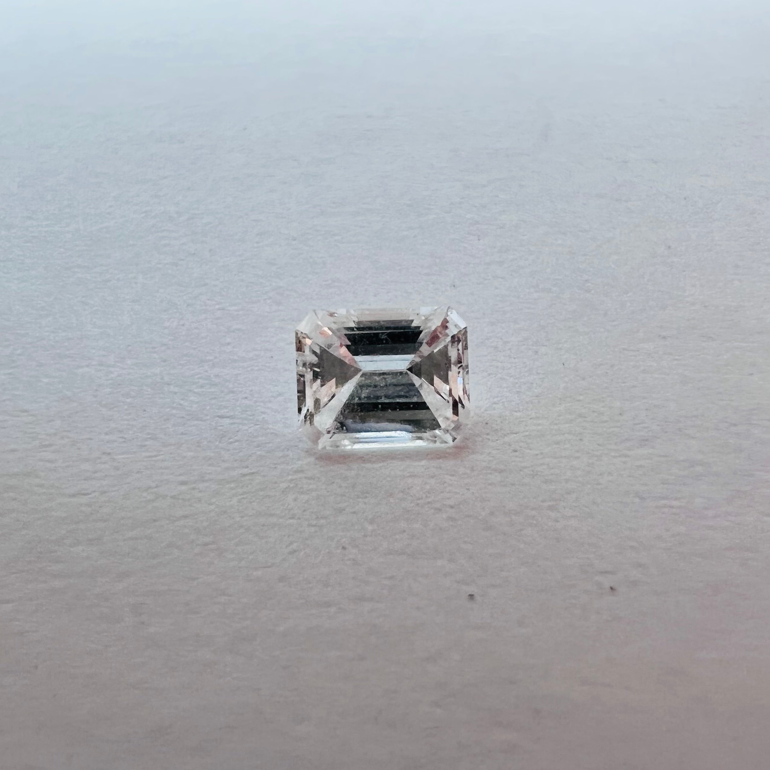 .23CT Emerald Cut Diamond F SI2 4.05x3.33x1.97mm Natural Earth mined