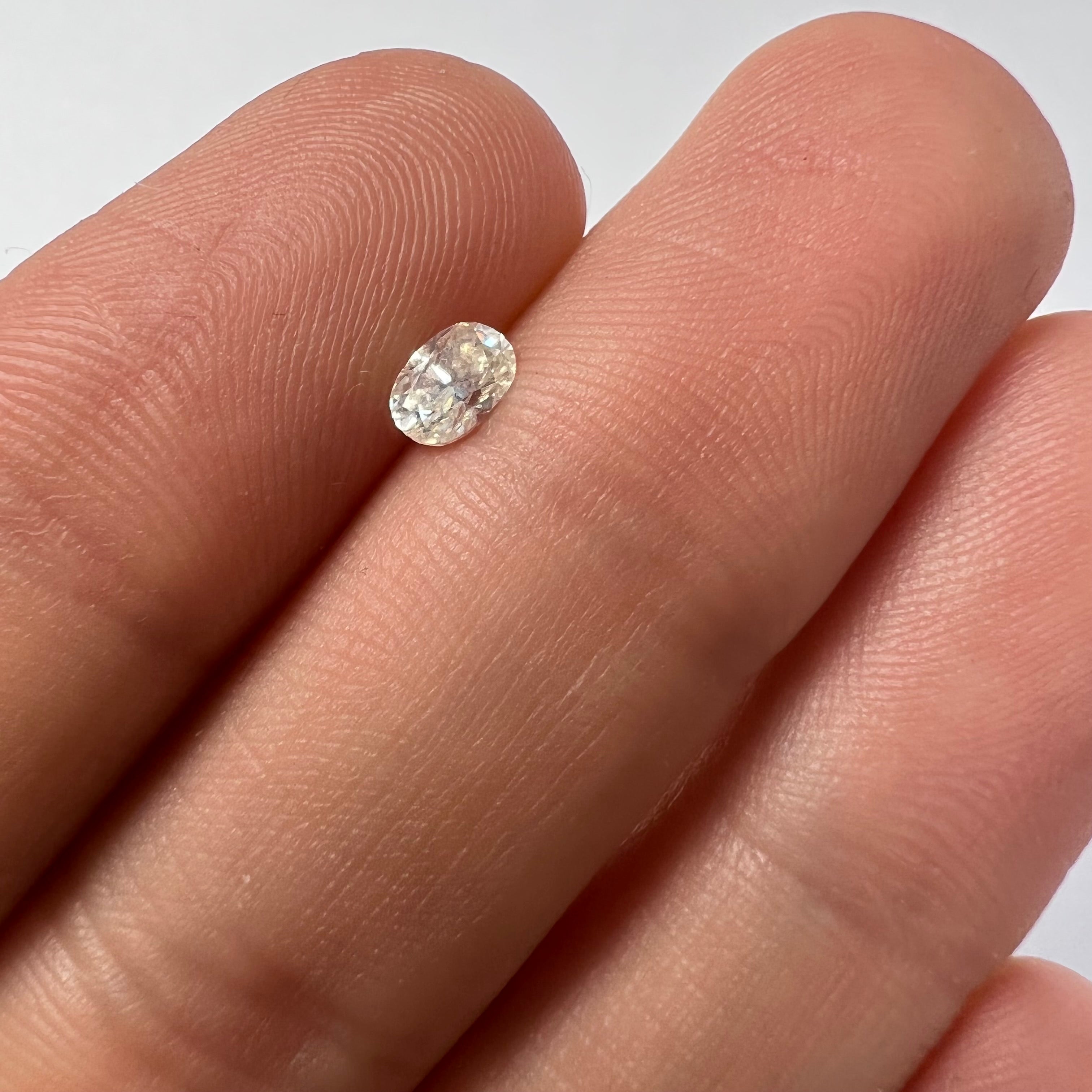 .32CT Oval Diamond K SI1 5.10x3.58x2.54mm Natural Earth mine