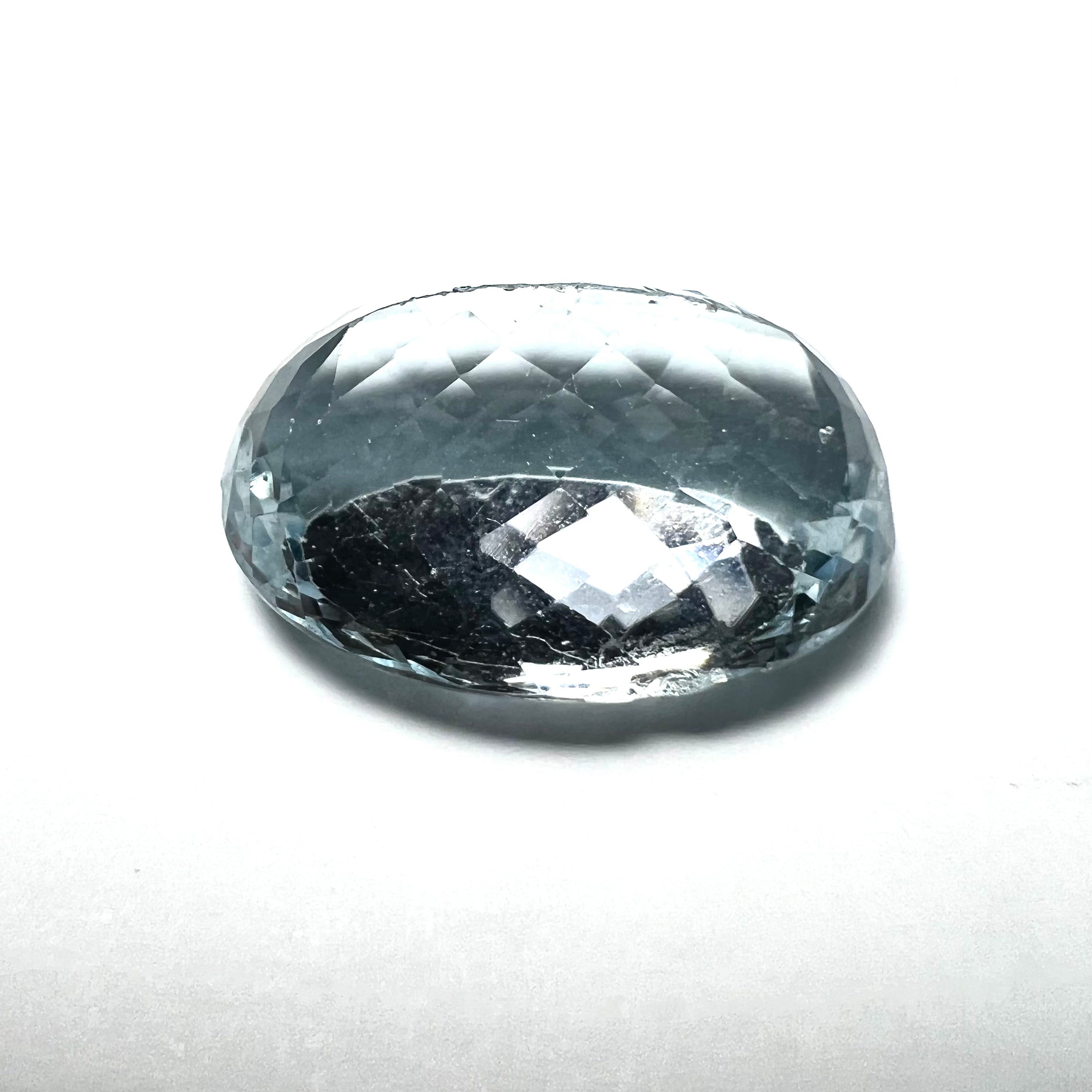 29.2CTW Loose Natural Aquamarine 21x15x10mm Earth mined Gemstone