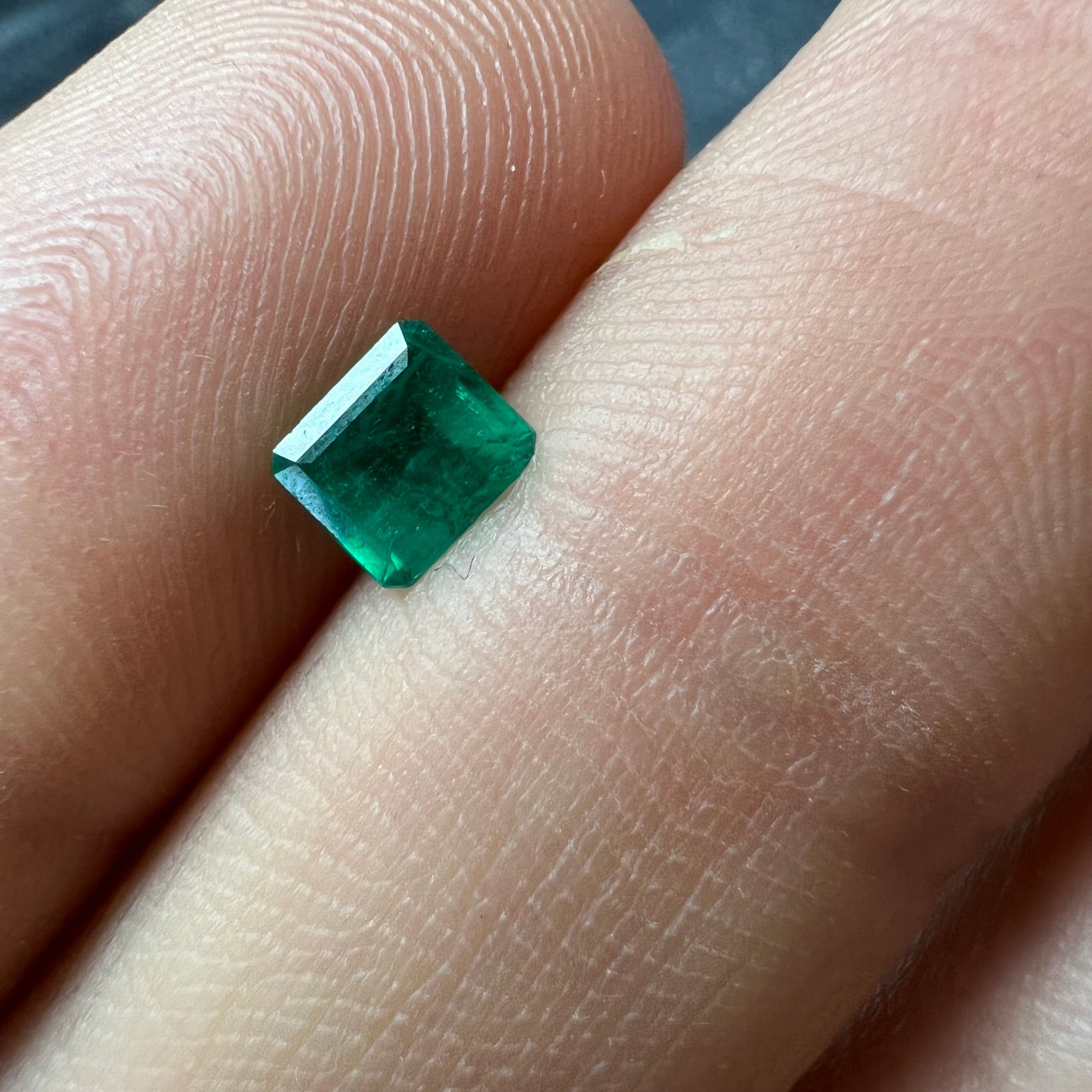 .47CT Loose Natural Colombian Emerald Square Shape 4.91x4.38x3.03mm
