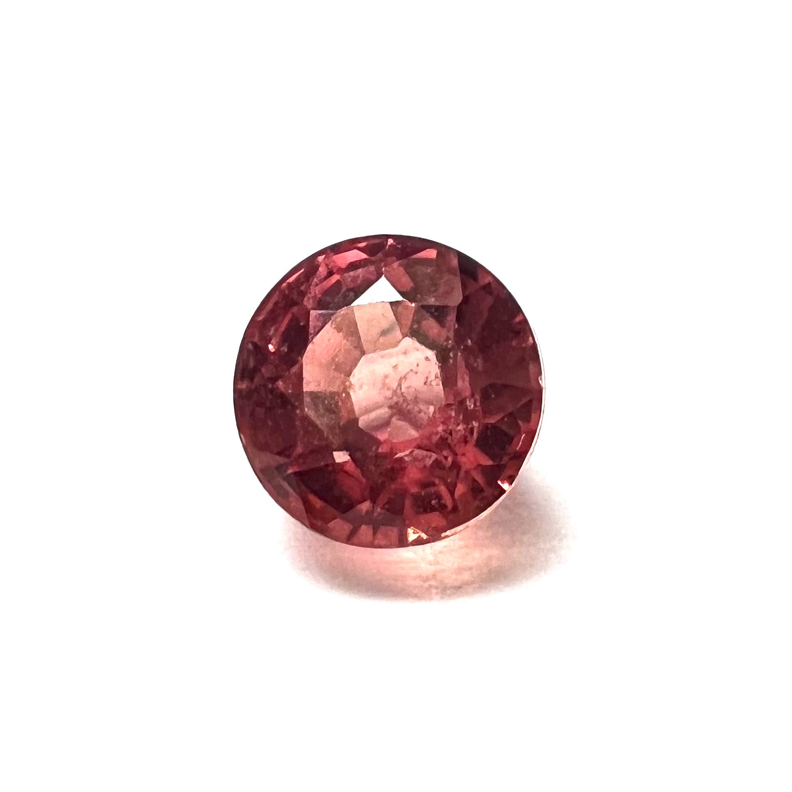 .33CT Loose Round Red Sapphire 3.5x2.5mm Earth mined Gemstone