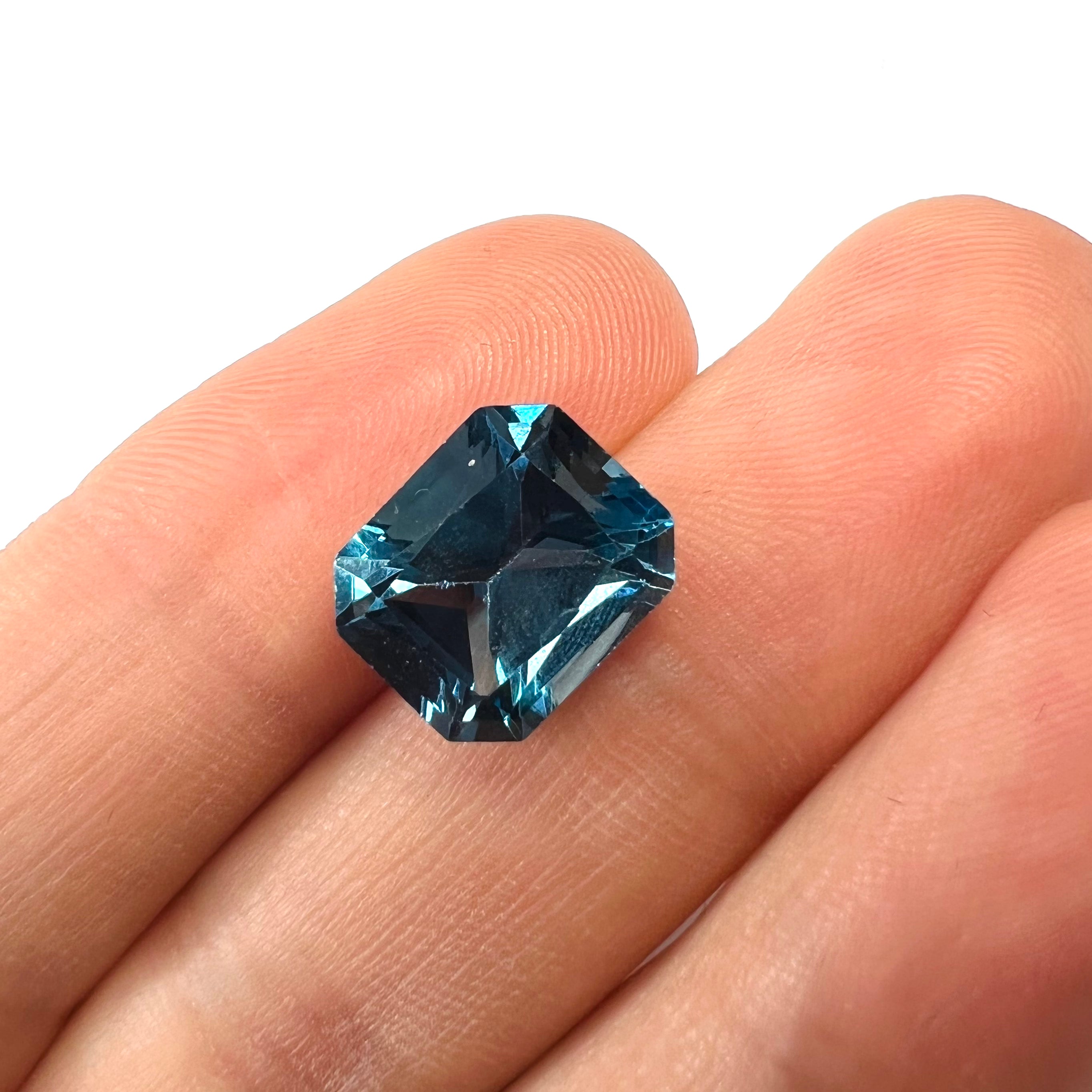 7CTW Loose Natural Octagon Cut Topaz 12x10x7.2mm Earth mined Gemstone