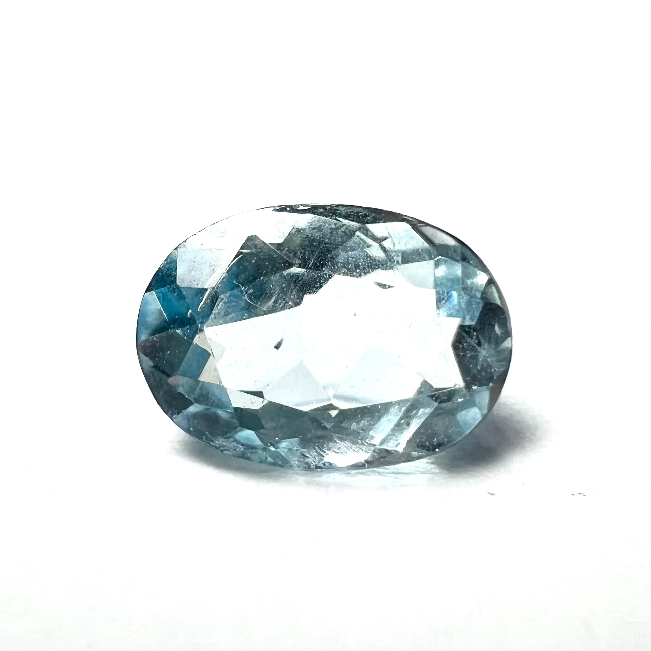 .78CT Loose Natural Aquamarine 6x5x3mm Earth mined Gemstone