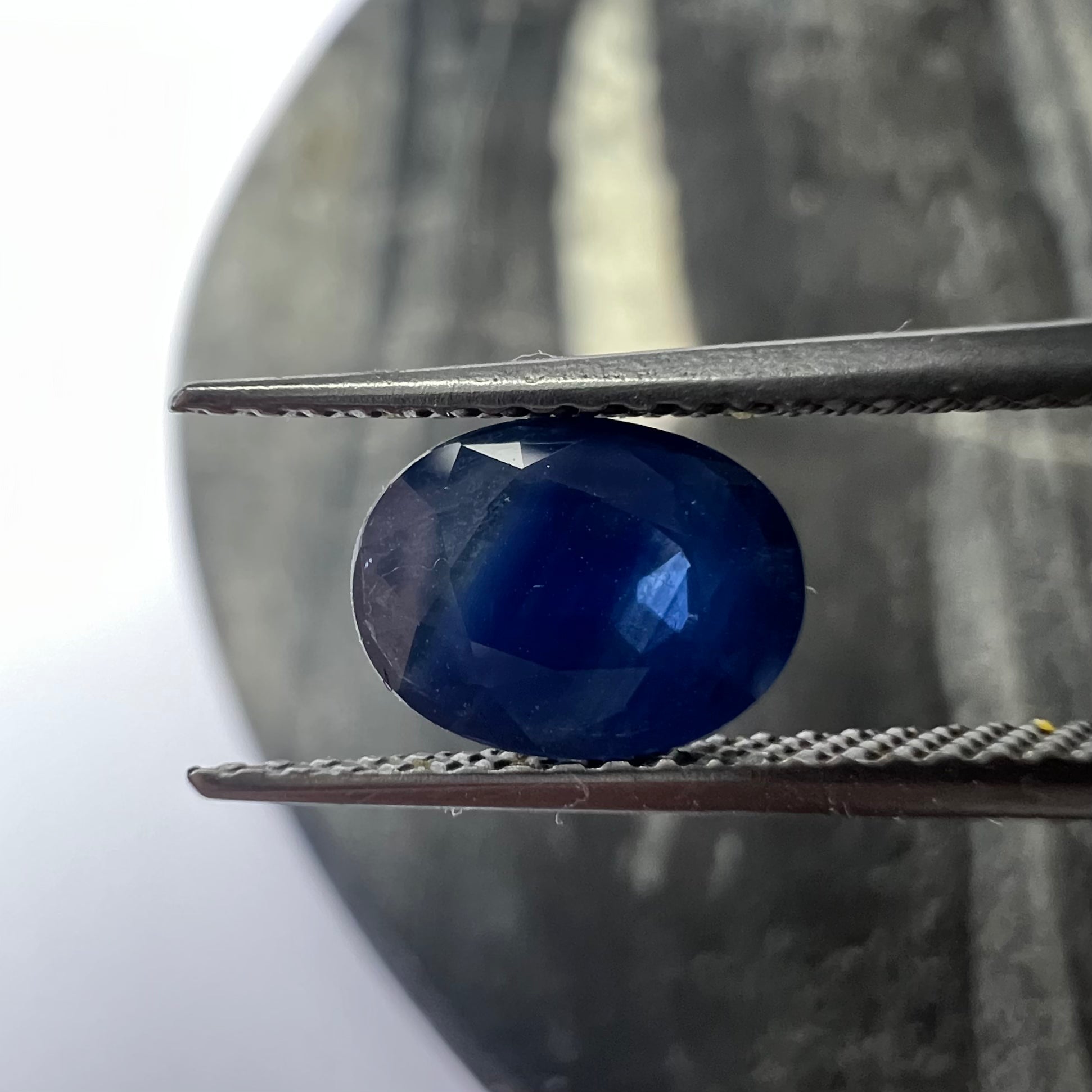 1.64CTW Loose Blue Sapphire 7.9x6x4.2mm Earth mined Gemstone