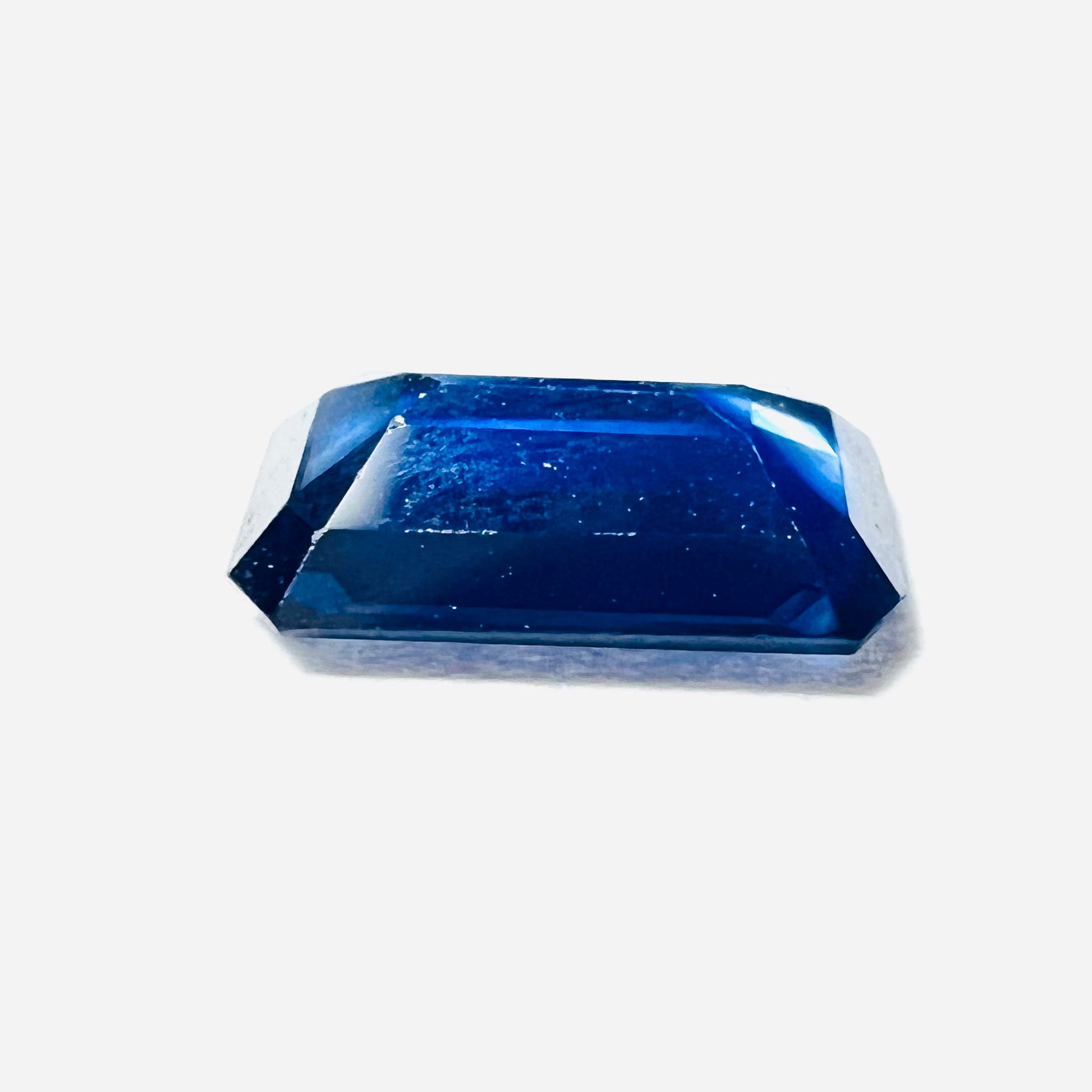 .46CT Loose Blue Emerald Sapphire 6x4x1.5mm Earth mined Gemstone
