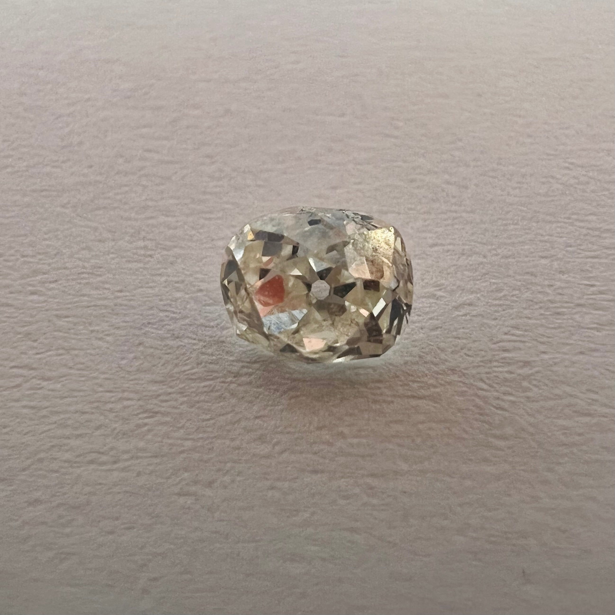 .45CT Oval Old Mine Cut Diamond M VS2 4.76x3.95x2.97mm Natural Earth mined